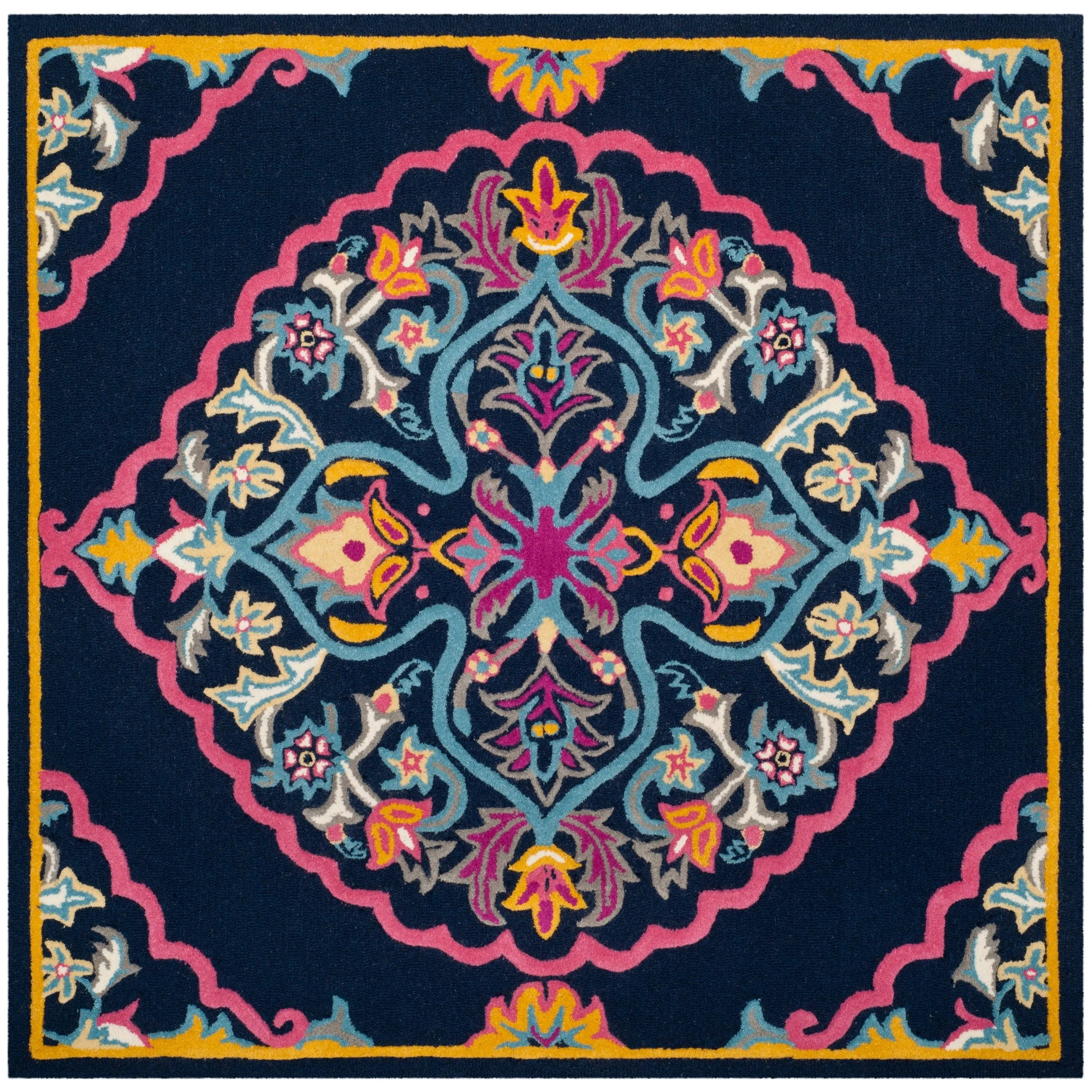 SAFAVIEH Handmade Bellagio Cailin Medallion Wool Rug