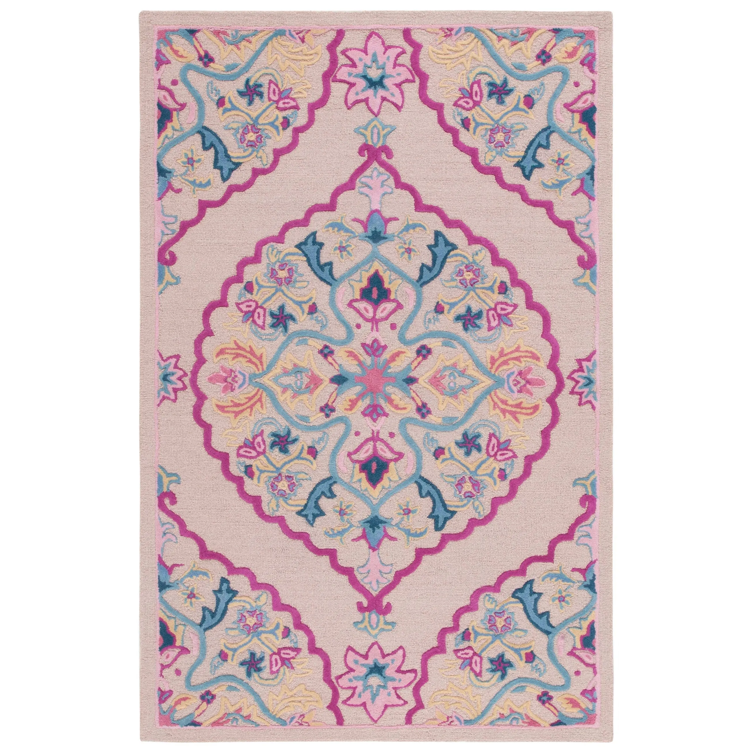 SAFAVIEH Handmade Bellagio Cailin Medallion Wool Rug