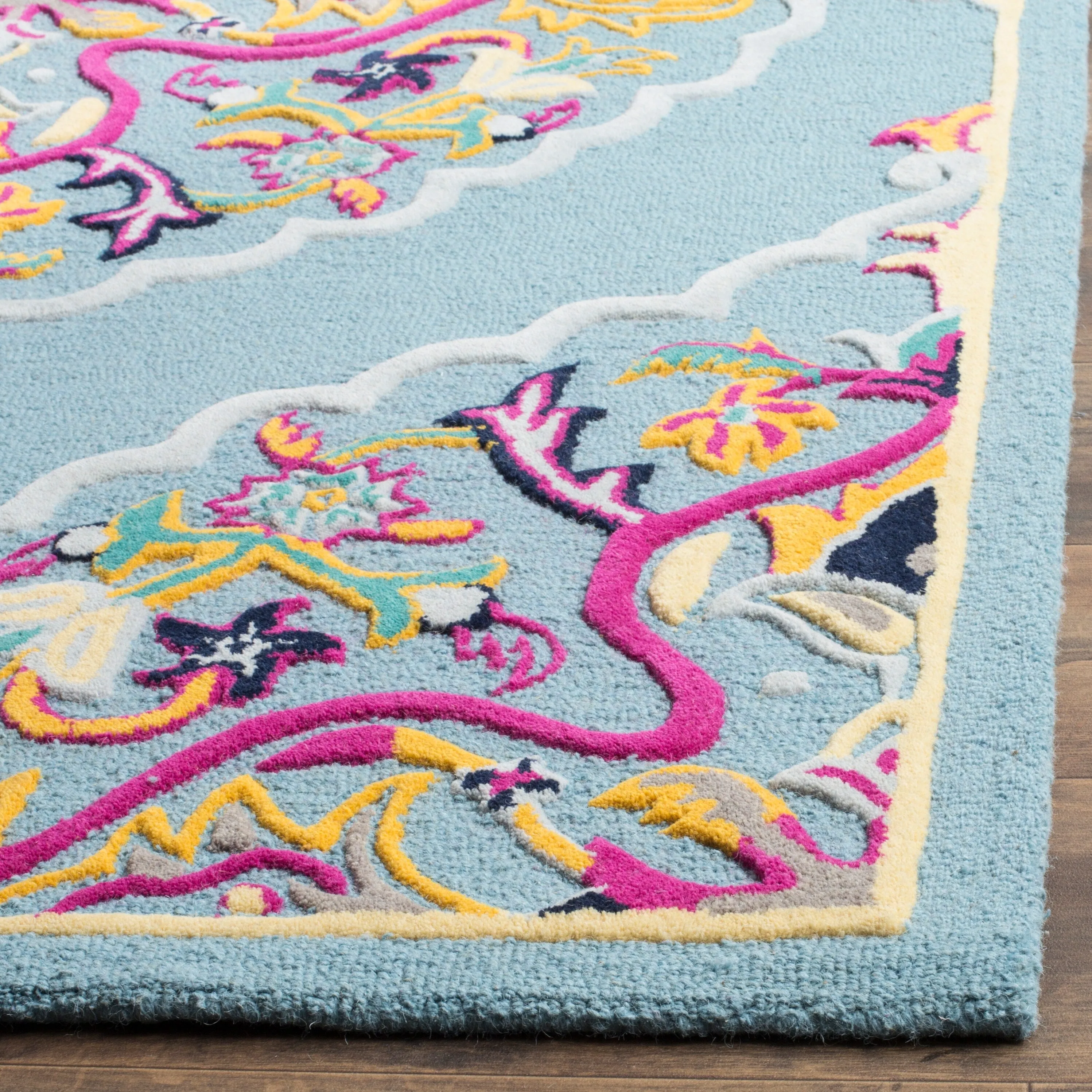 SAFAVIEH Handmade Bellagio Cailin Medallion Wool Rug