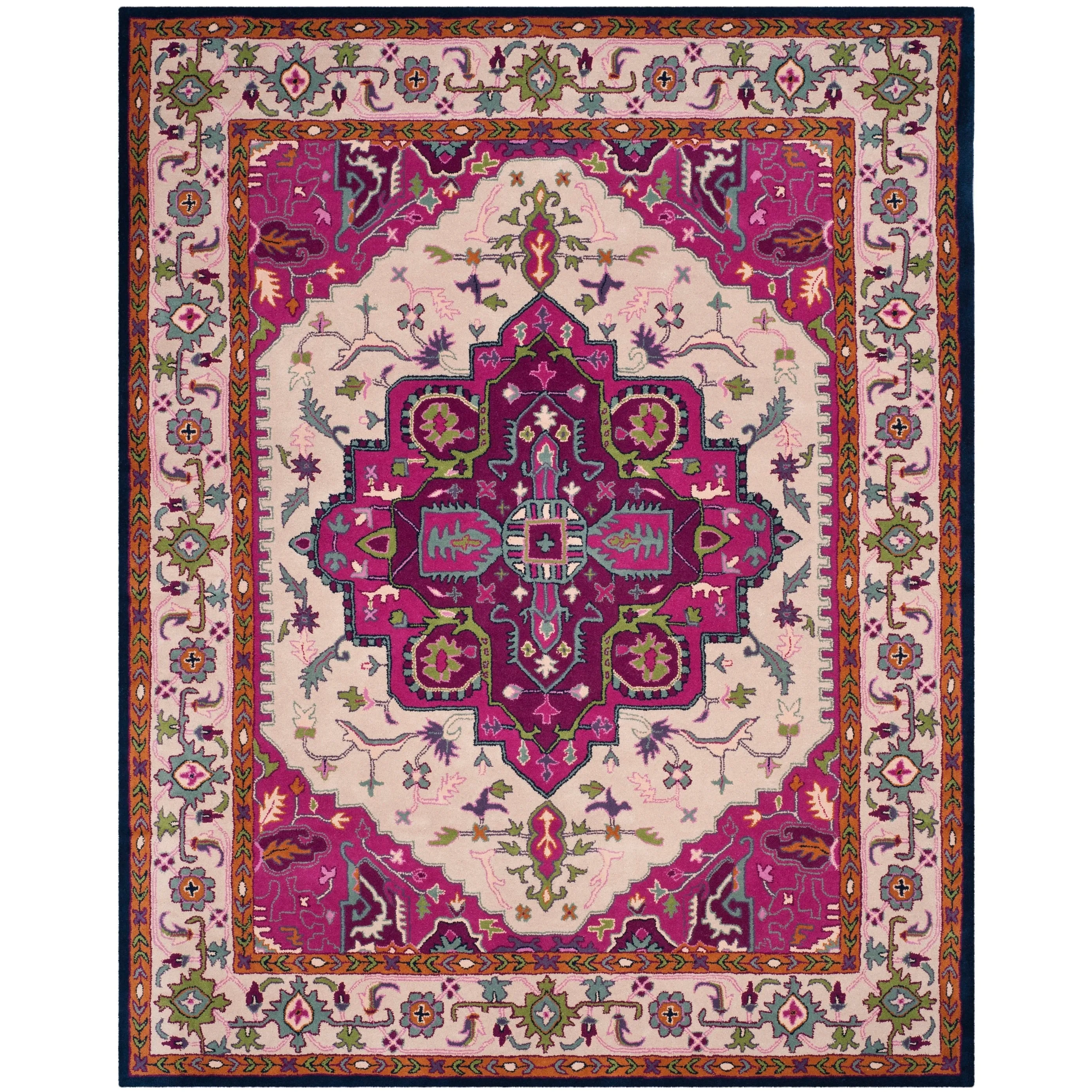 SAFAVIEH Handmade Bellagio Mayuko Modern Oriental Wool Rug
