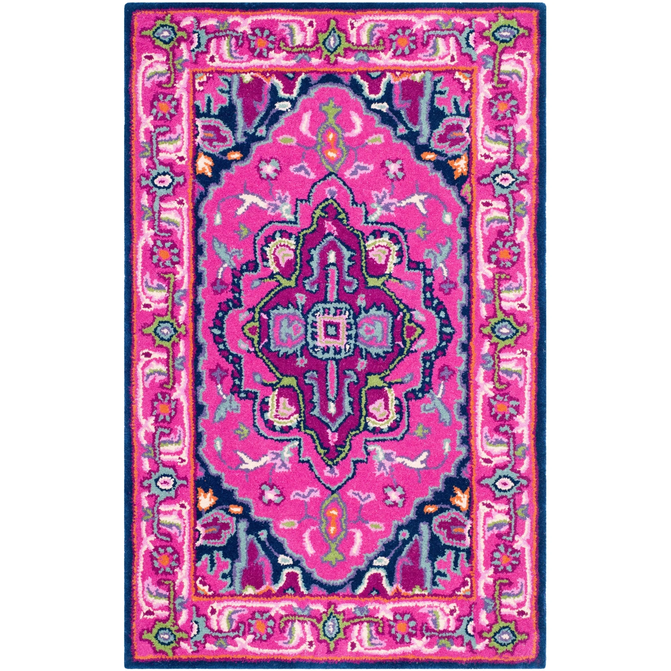 SAFAVIEH Handmade Bellagio Mayuko Modern Oriental Wool Rug