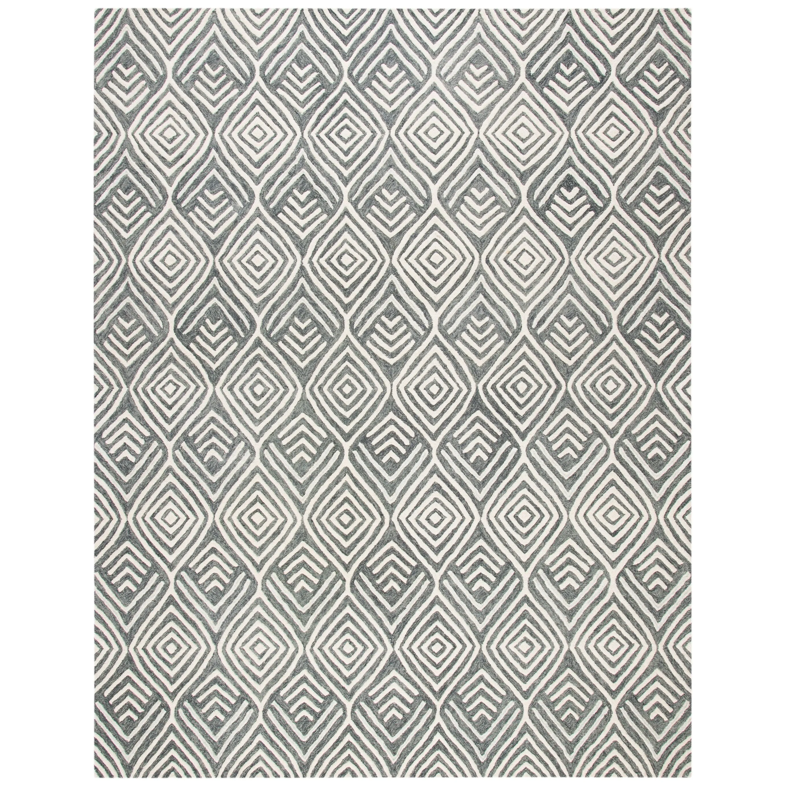 SAFAVIEH Handmade Blossom Atiye Modern Floral Wool Rug