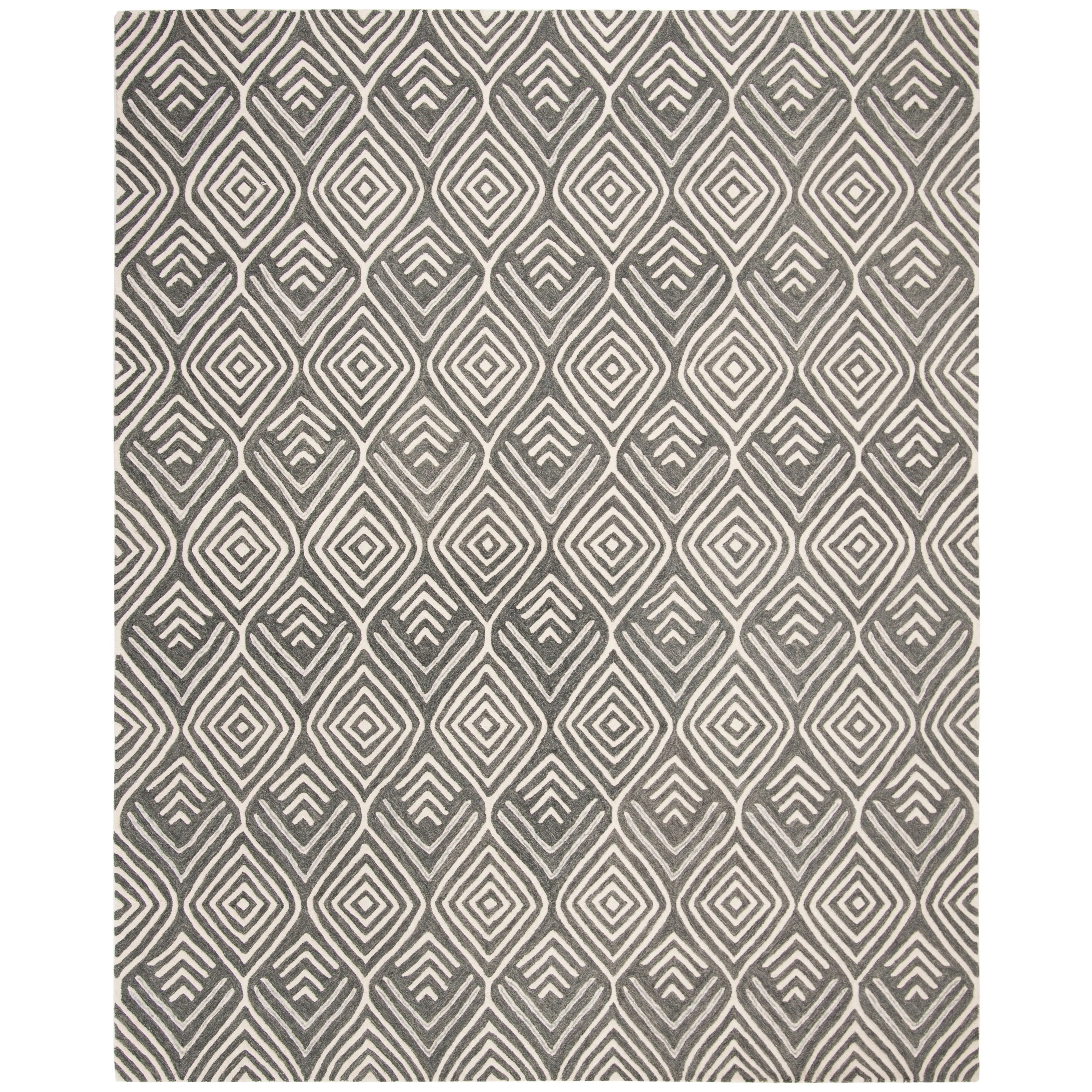 SAFAVIEH Handmade Blossom Atiye Modern Floral Wool Rug