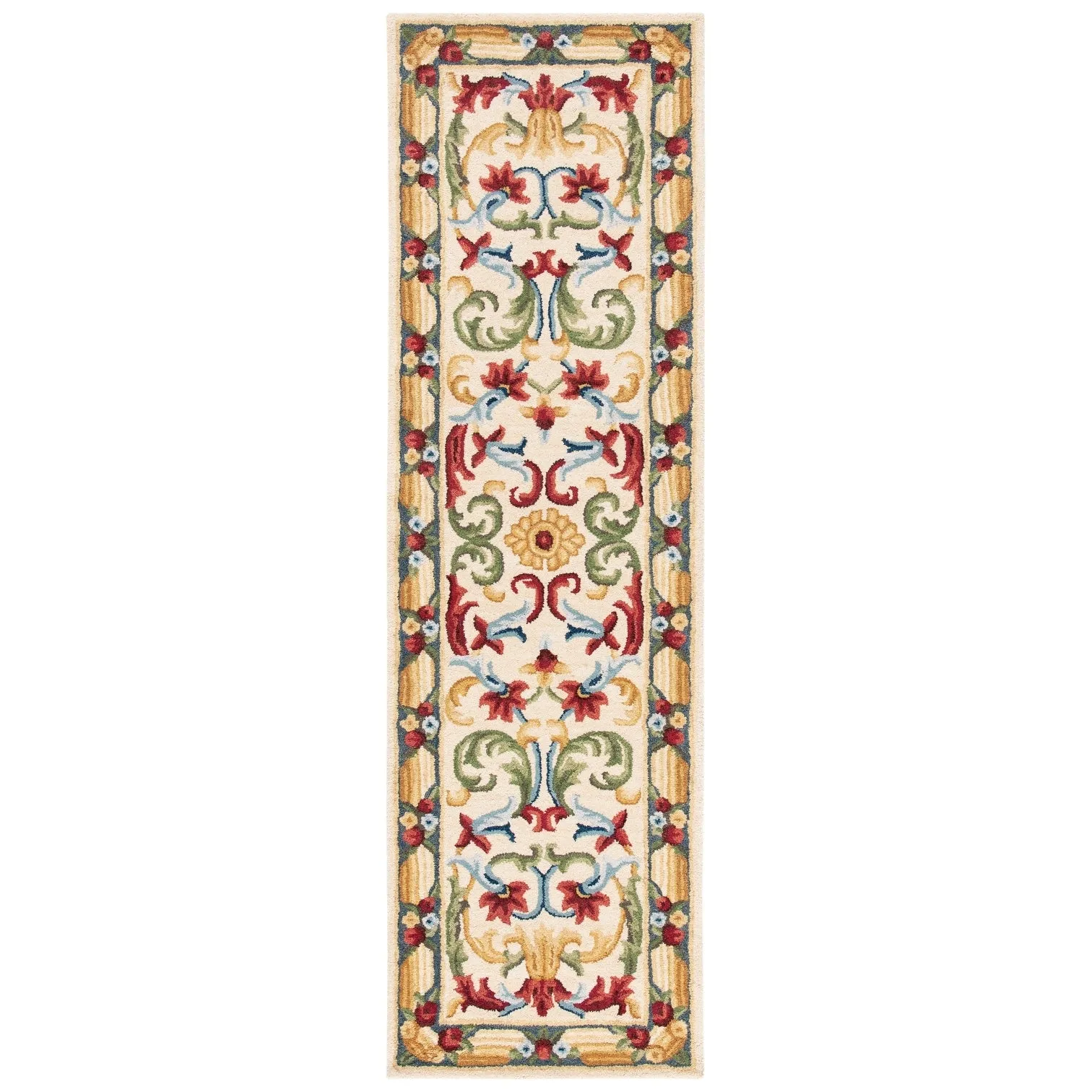 SAFAVIEH Handmade Blossom Derren Modern Floral Wool Rug