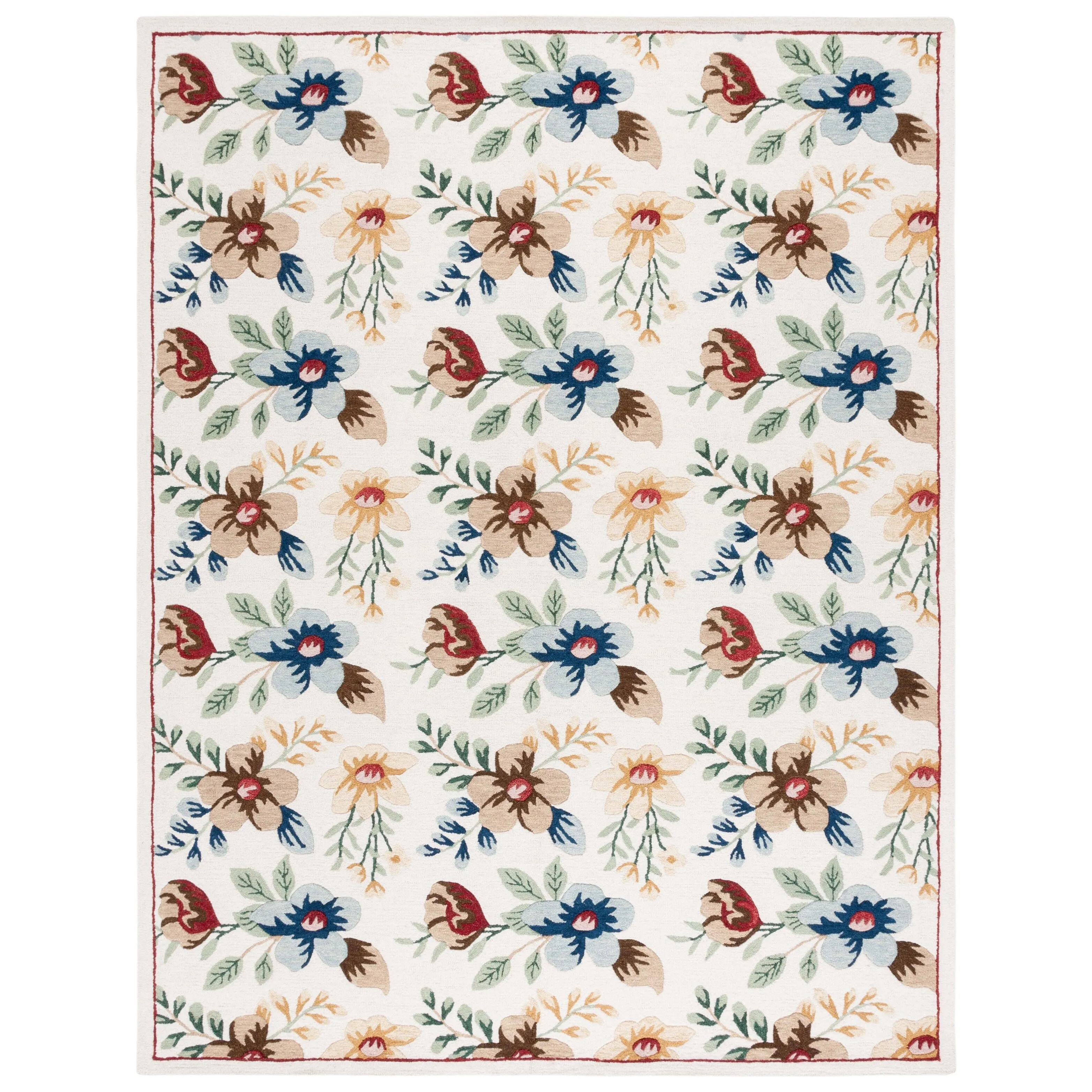 SAFAVIEH Handmade Blossom Geskea Modern & Contemporary Wool Rug
