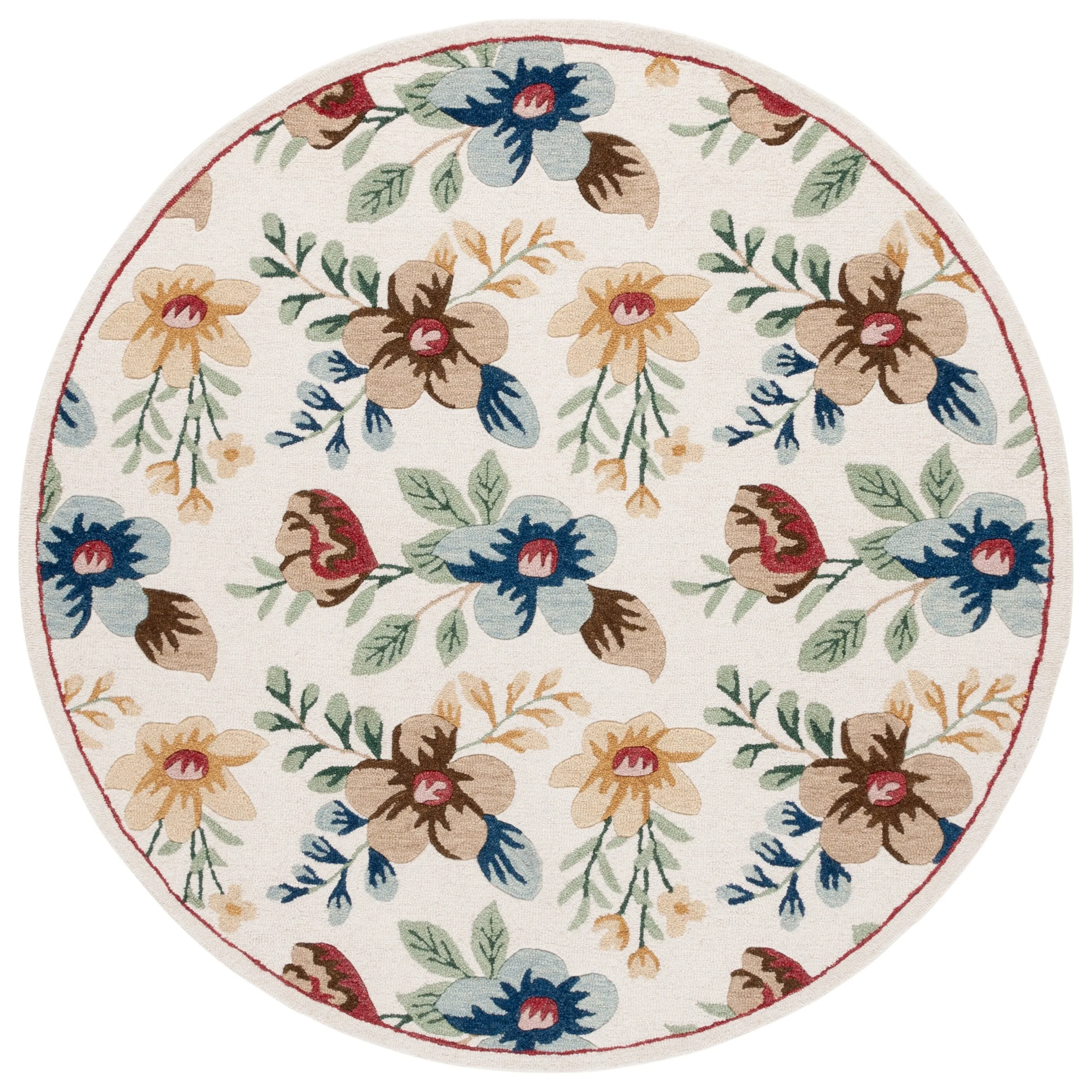 SAFAVIEH Handmade Blossom Geskea Modern & Contemporary Wool Rug