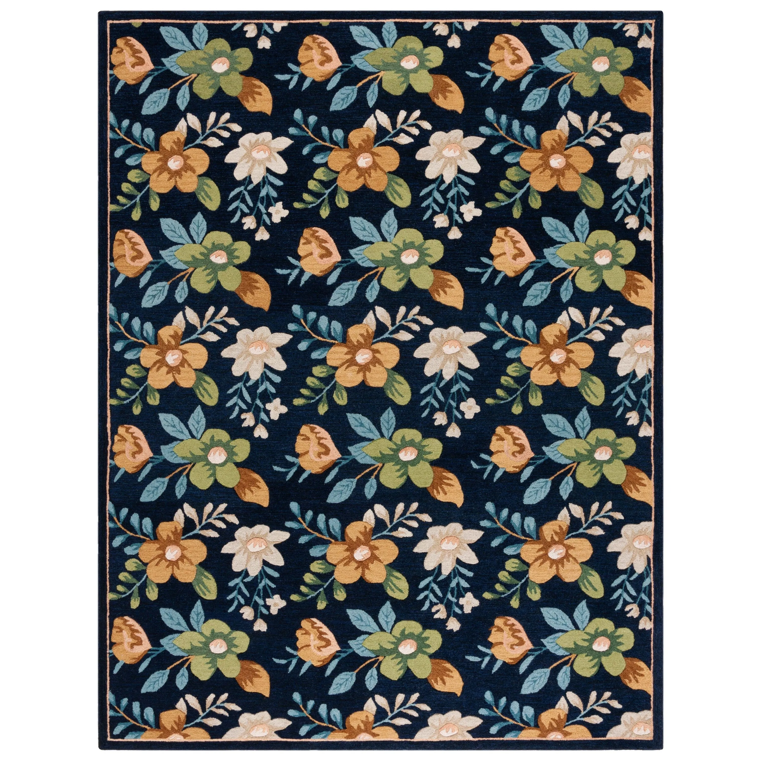 SAFAVIEH Handmade Blossom Geskea Modern & Contemporary Wool Rug