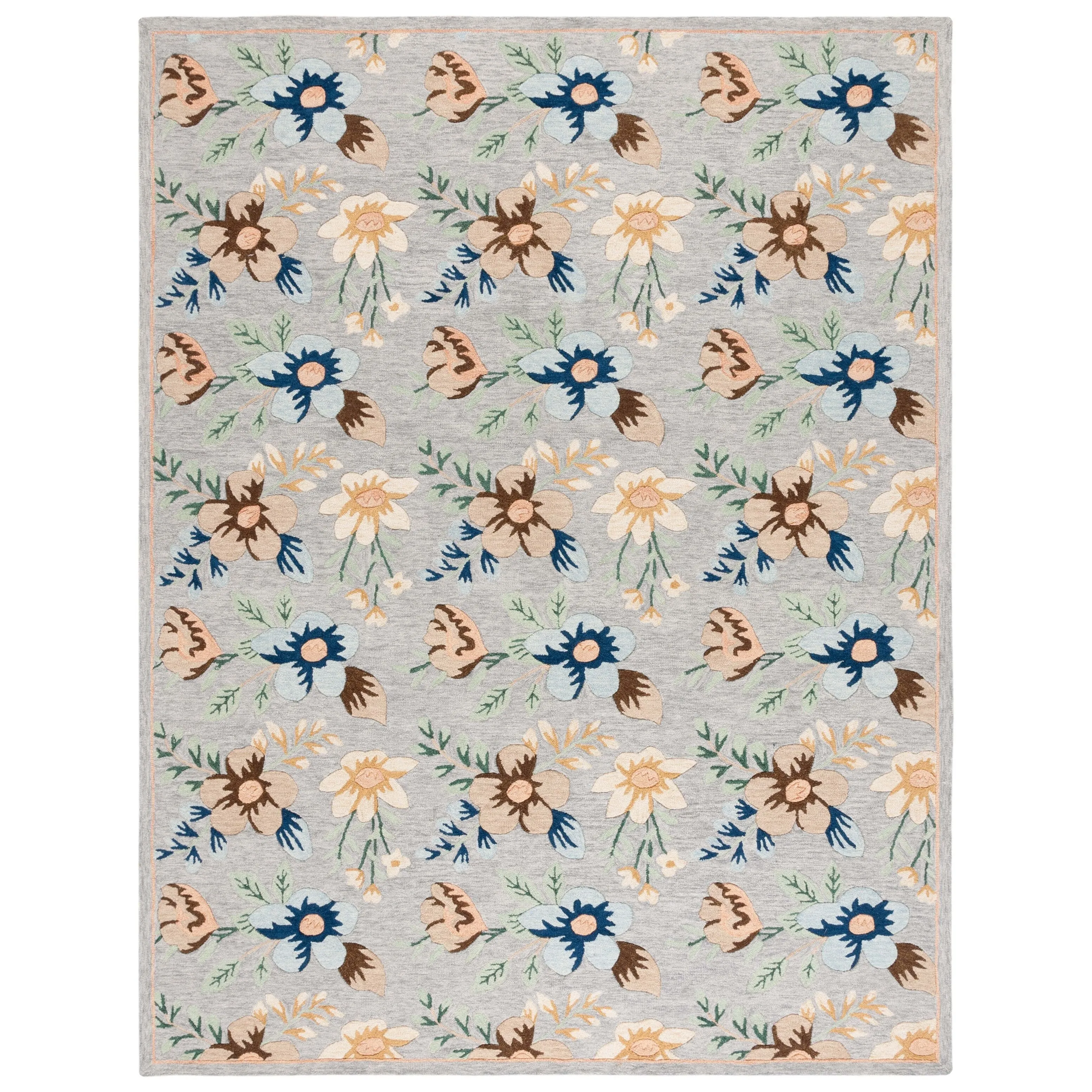 SAFAVIEH Handmade Blossom Geskea Modern & Contemporary Wool Rug