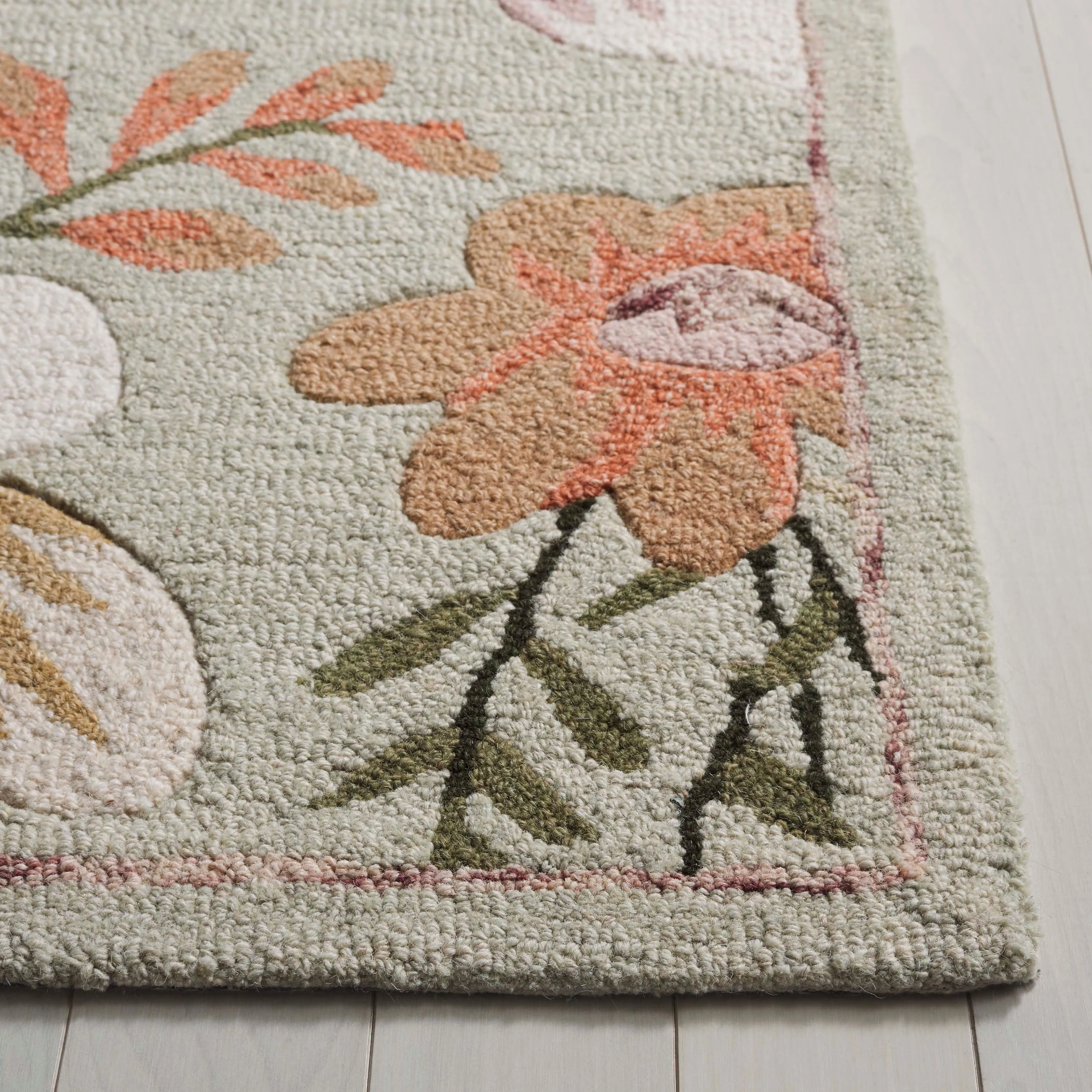 SAFAVIEH Handmade Blossom Geskea Modern & Contemporary Wool Rug