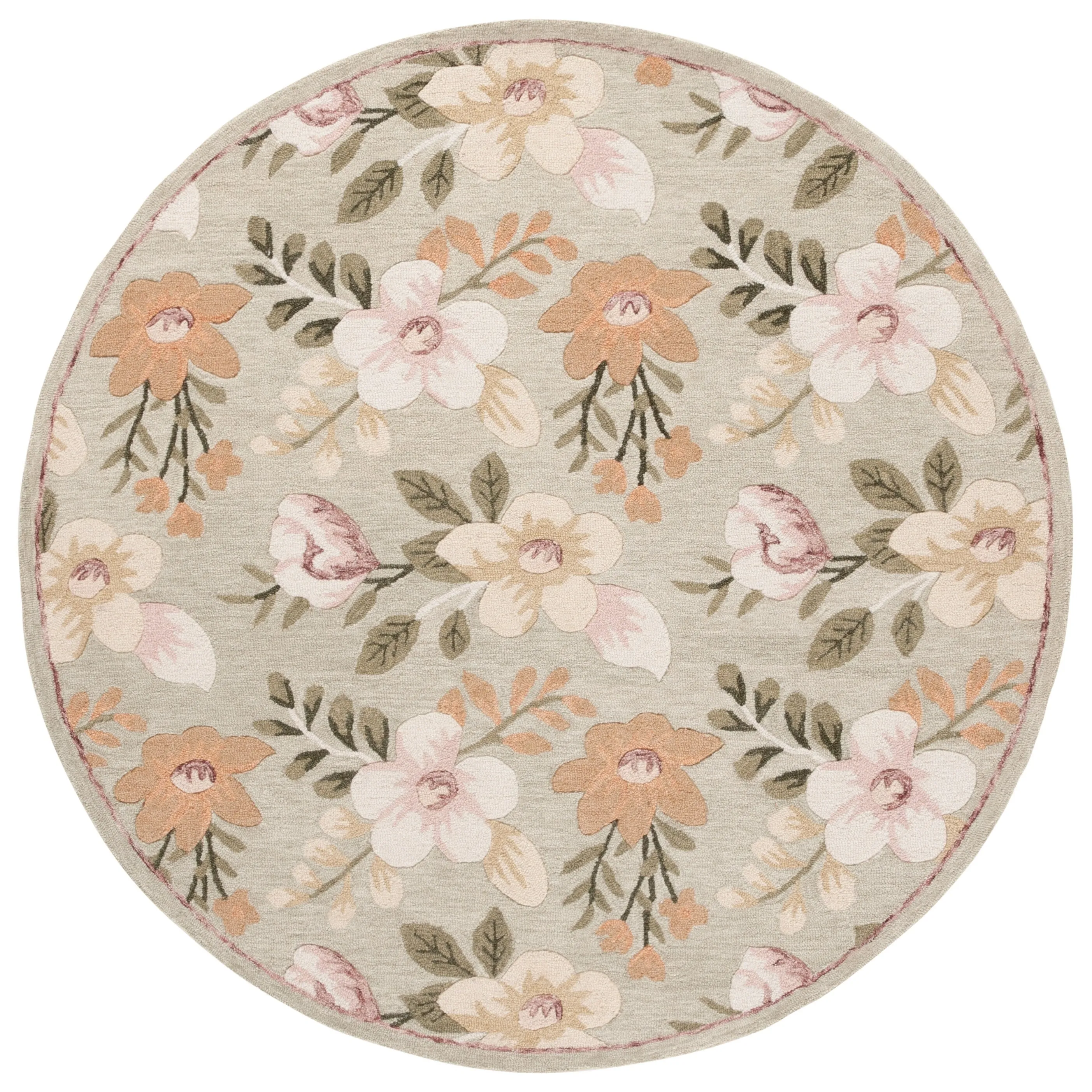 SAFAVIEH Handmade Blossom Geskea Modern & Contemporary Wool Rug