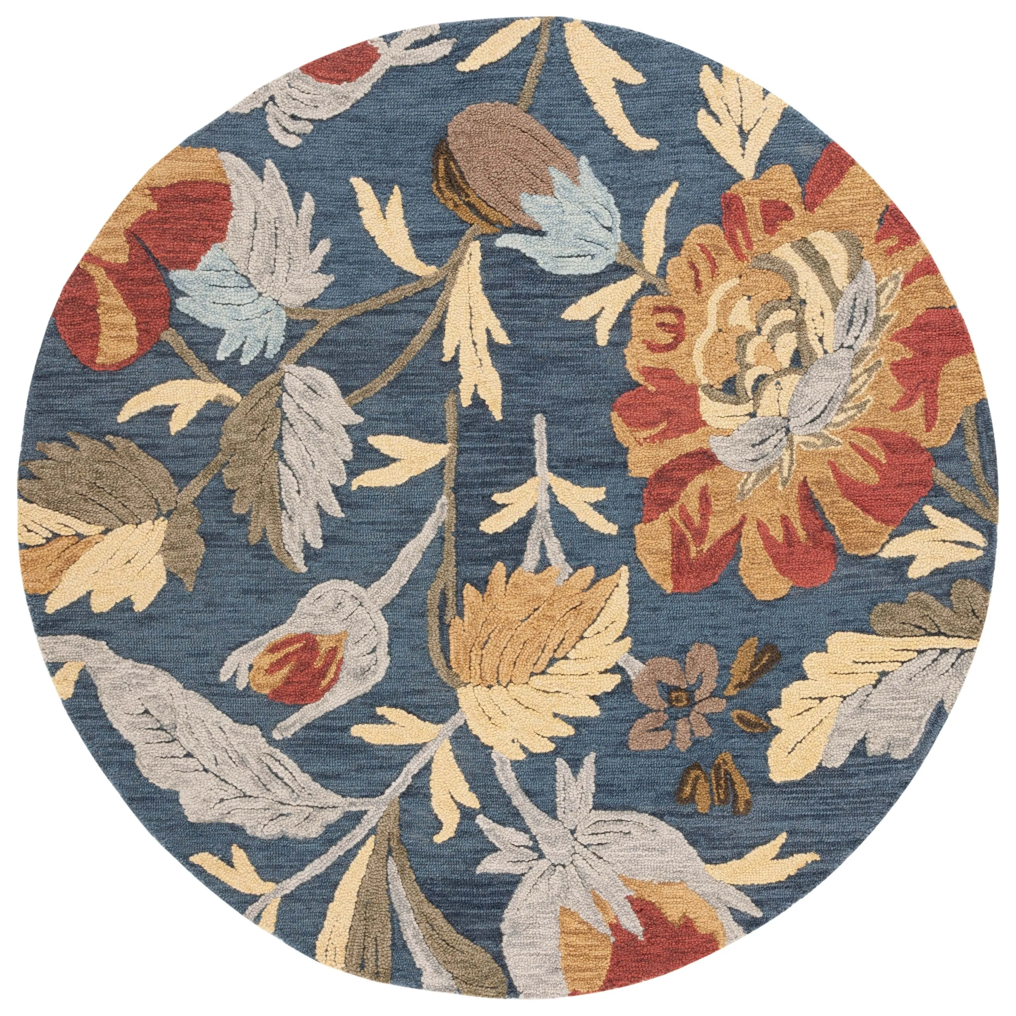 SAFAVIEH Handmade Blossom Iektje Contemporary Wool Rug