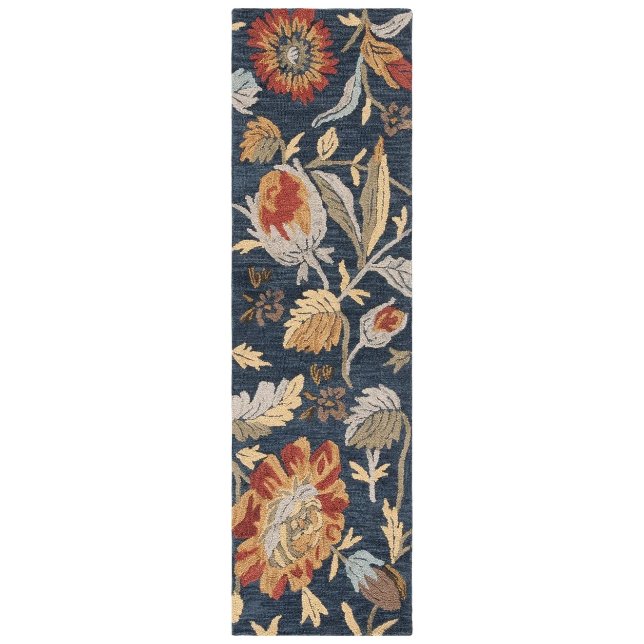 SAFAVIEH Handmade Blossom Iektje Contemporary Wool Rug