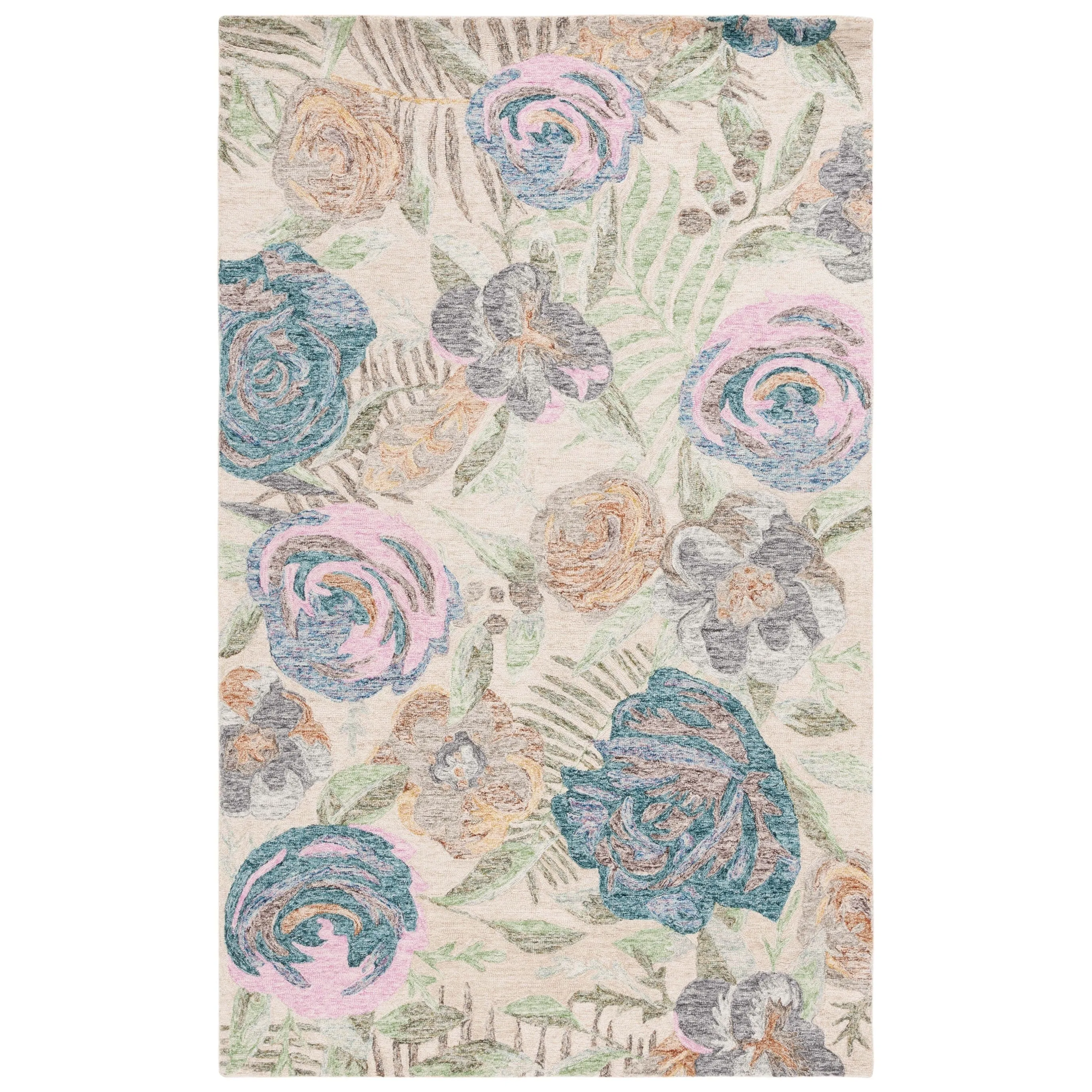 SAFAVIEH Handmade Blossom Lyuba Modern & Contemporary Wool Rug