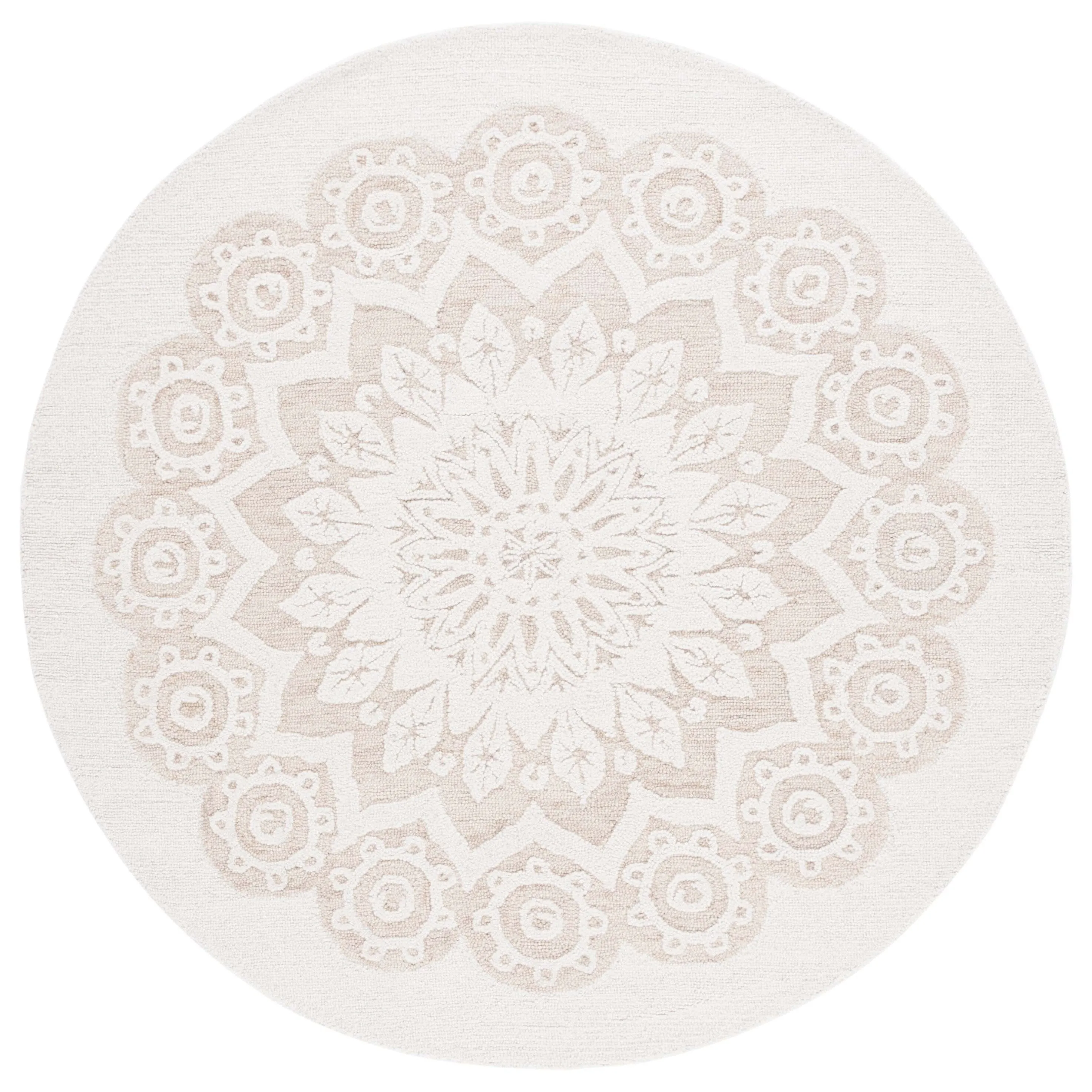 SAFAVIEH Handmade Blossom Oriella Modern Floral Wool Rug