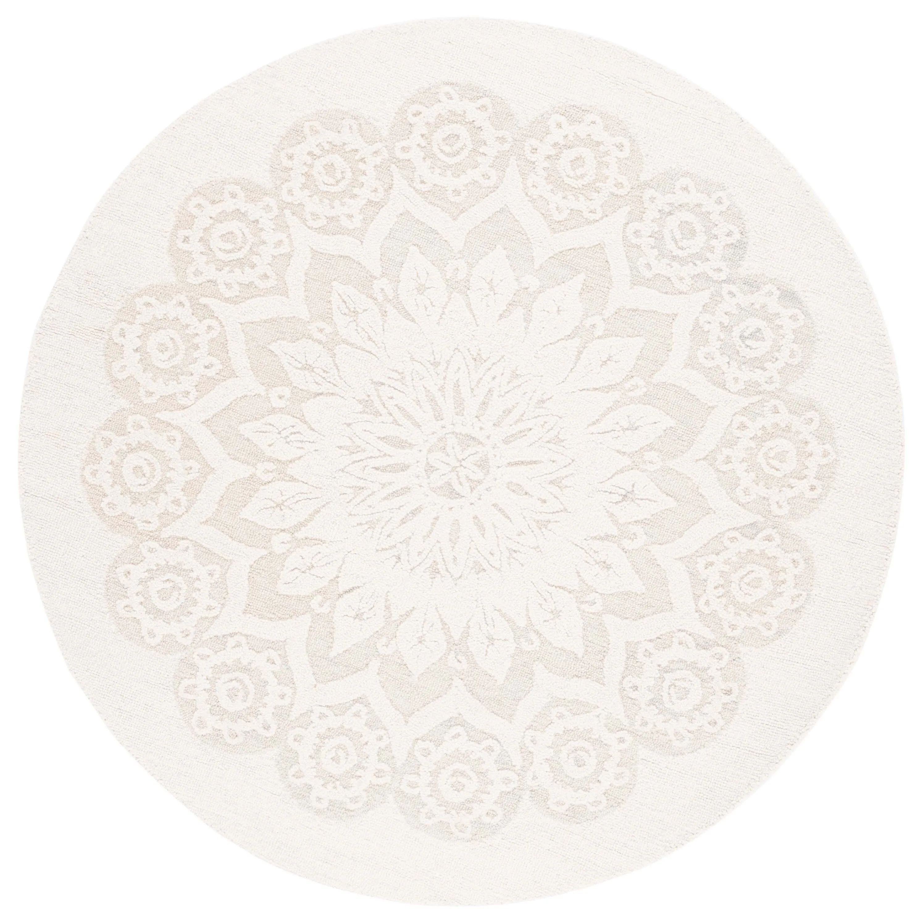 SAFAVIEH Handmade Blossom Oriella Modern Floral Wool Rug