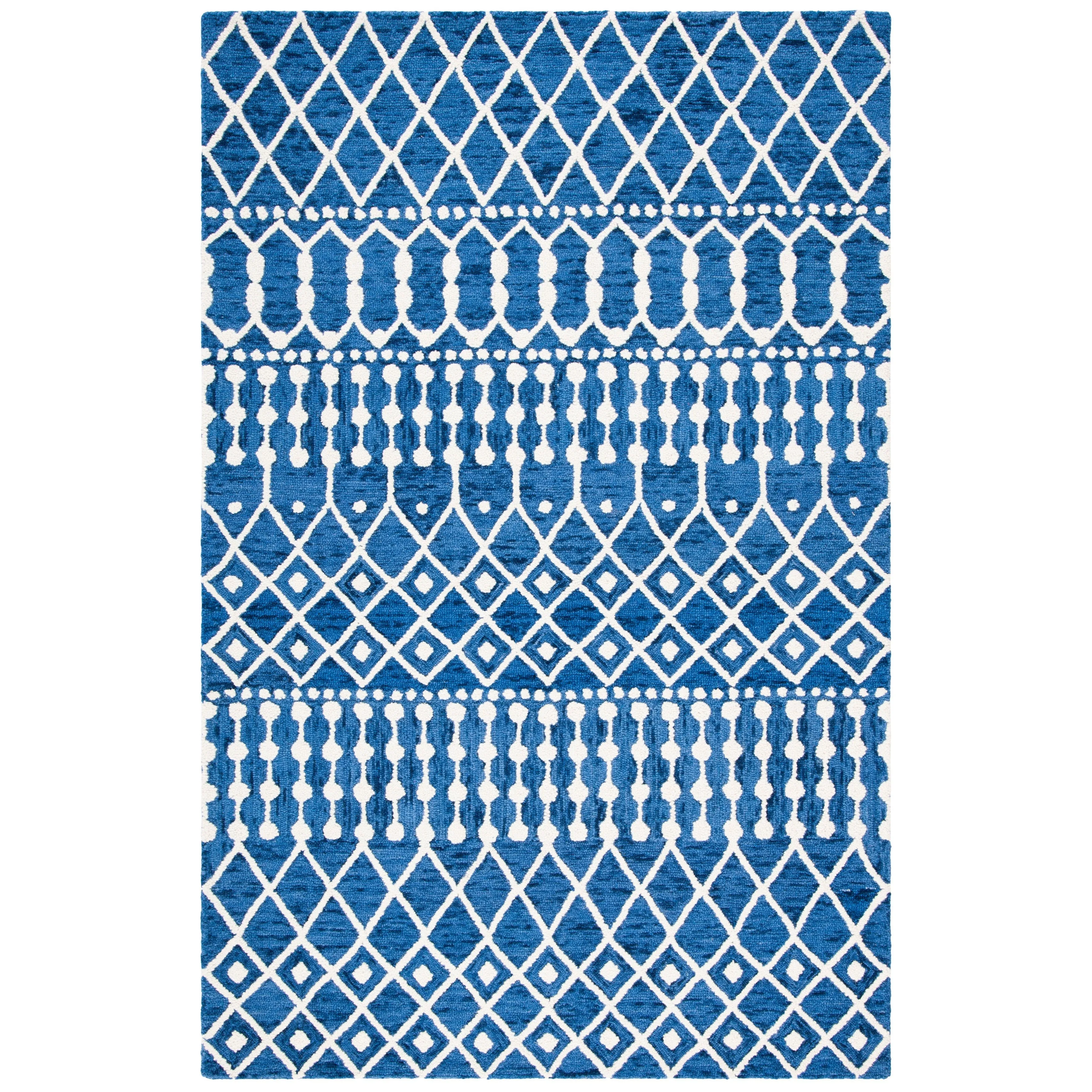 SAFAVIEH Handmade Blossom Orit Moroccan Wool Rug