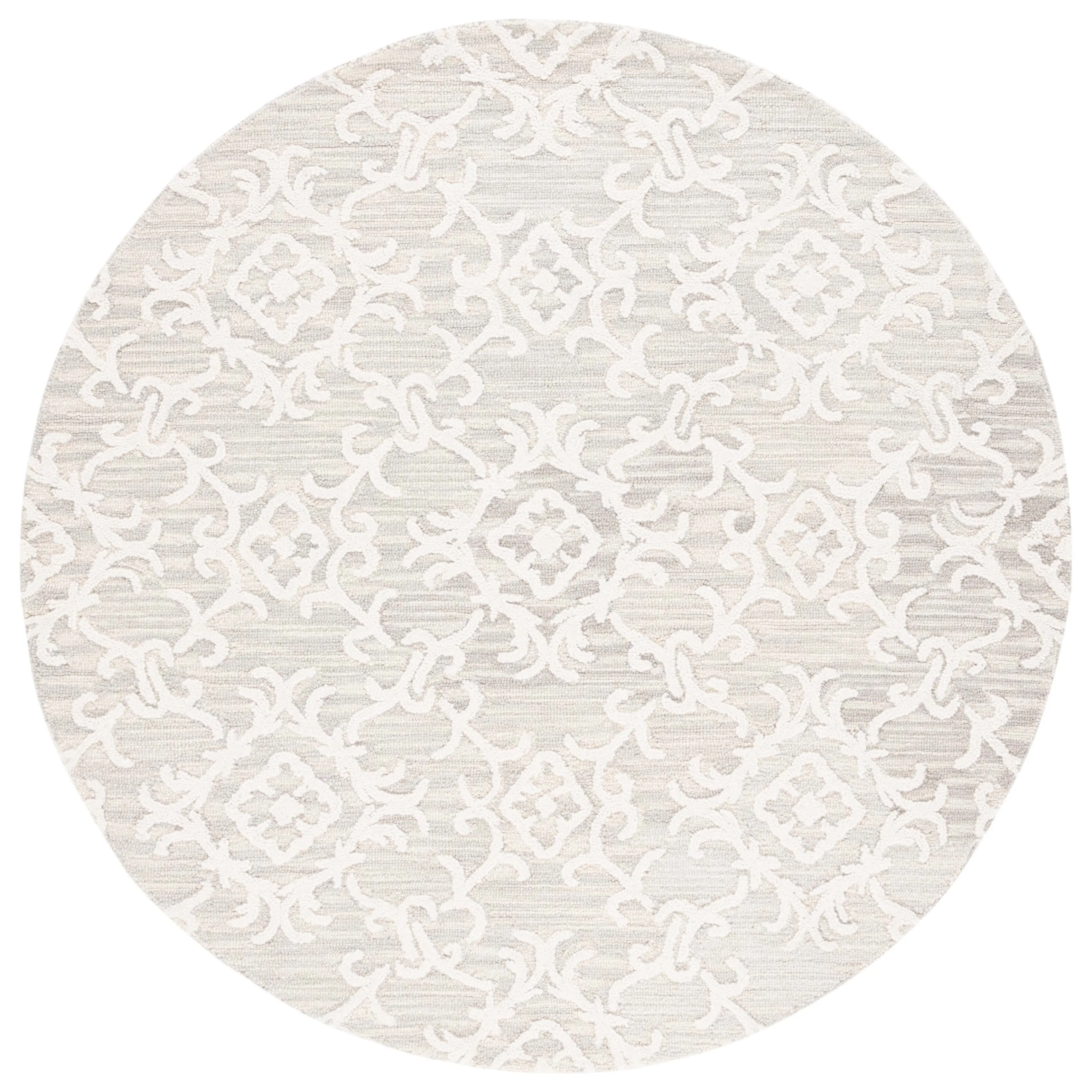 SAFAVIEH. Handmade Blossom Vesela Modern Floral Wool Rug