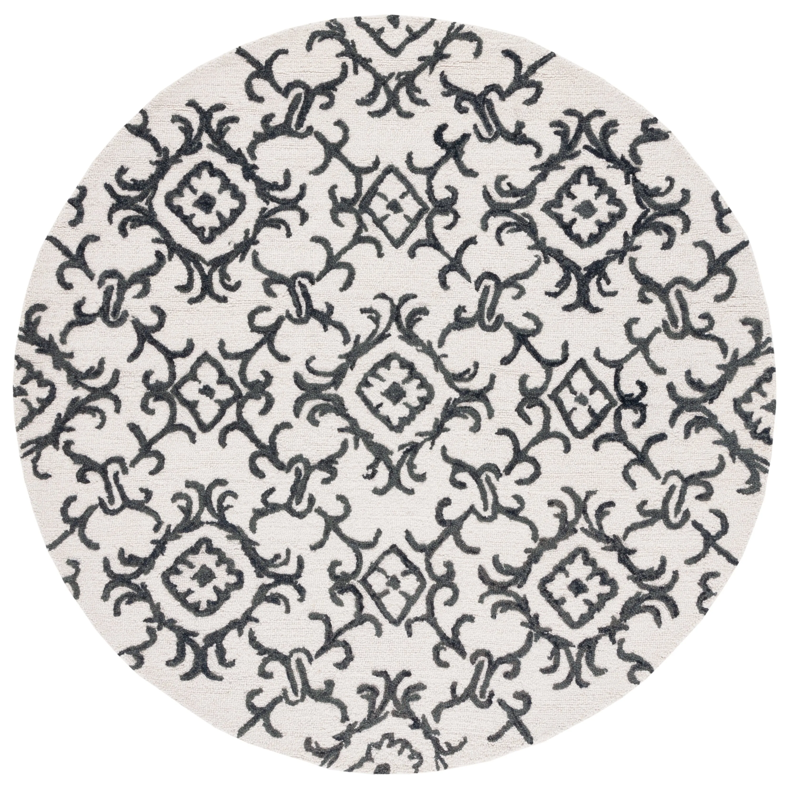 SAFAVIEH. Handmade Blossom Vesela Modern Floral Wool Rug