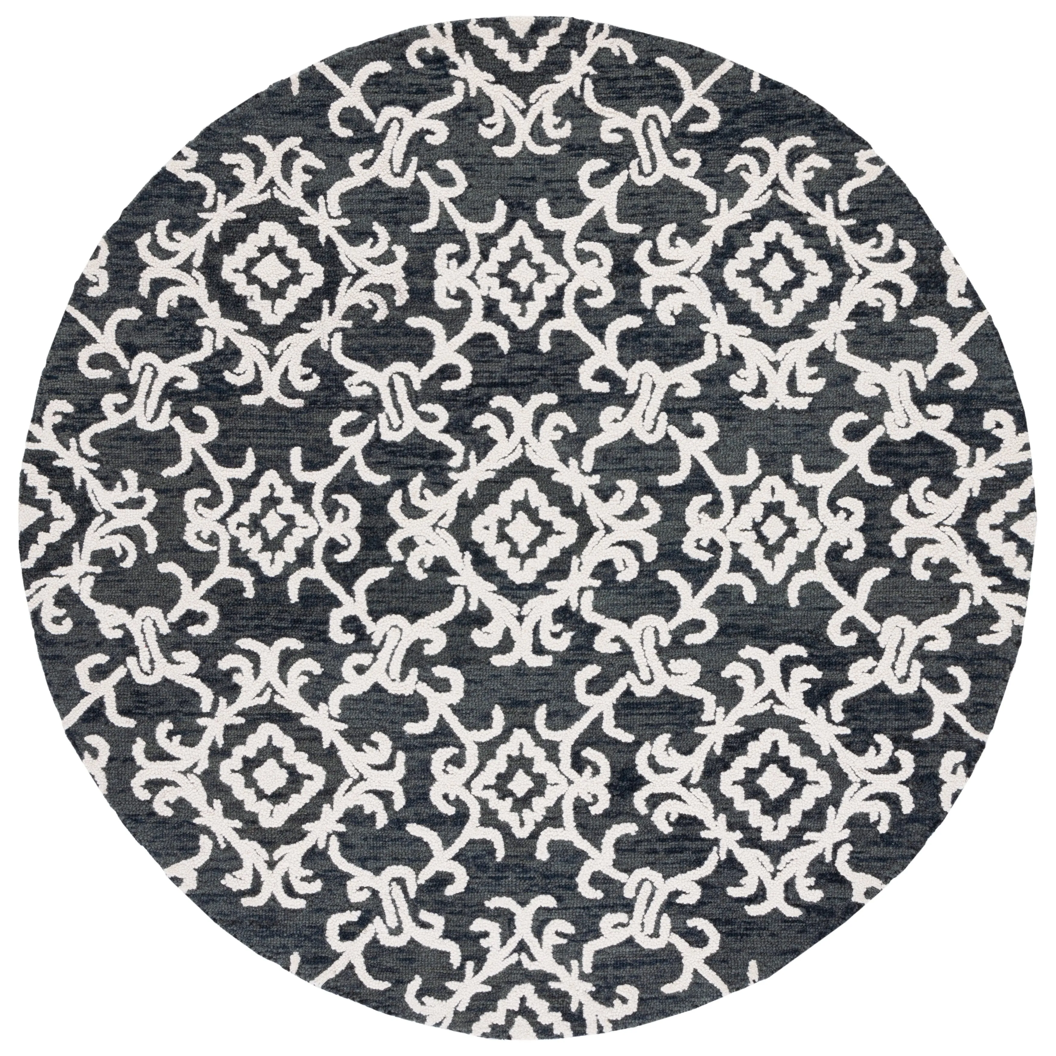 SAFAVIEH. Handmade Blossom Vesela Modern Floral Wool Rug