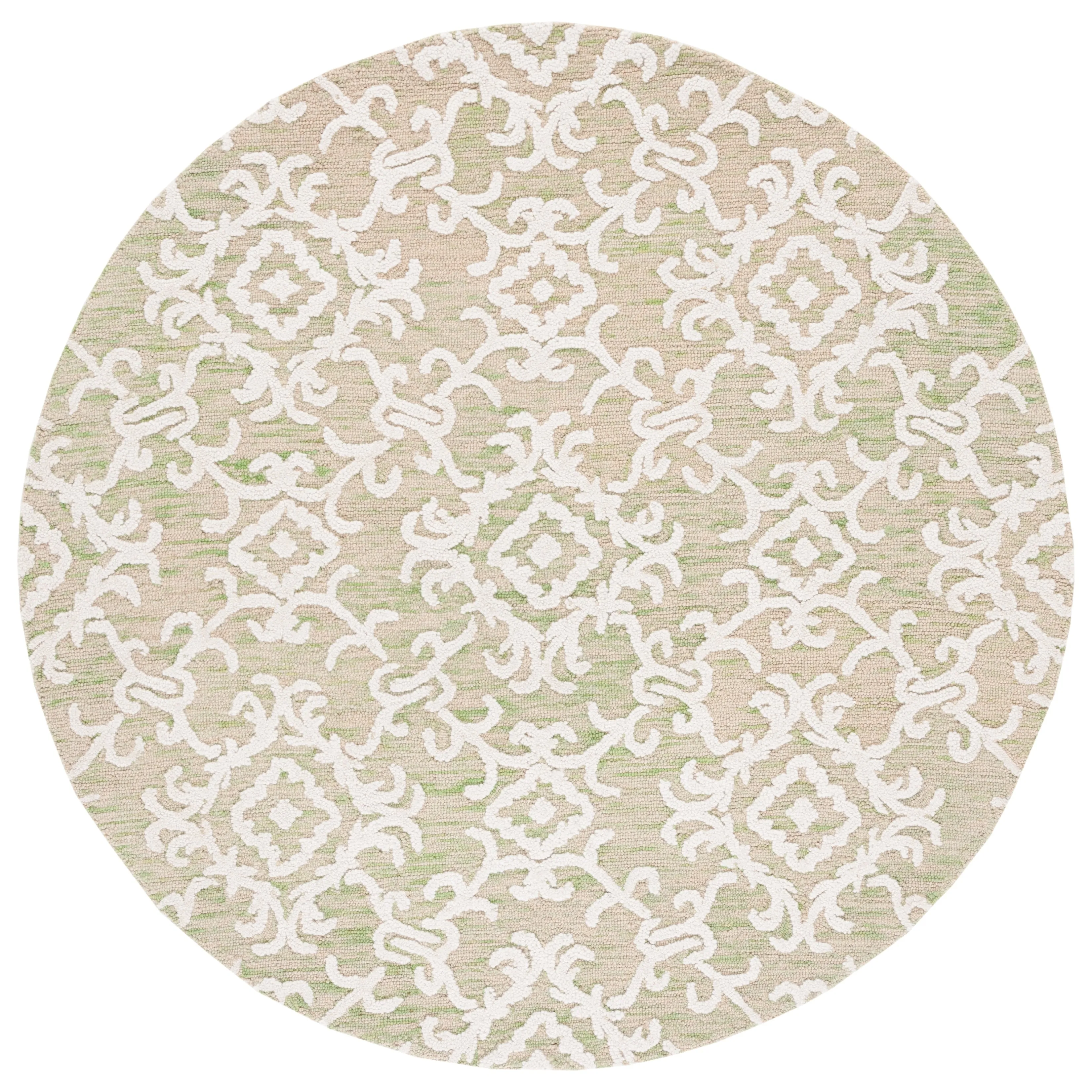 SAFAVIEH. Handmade Blossom Vesela Modern Floral Wool Rug