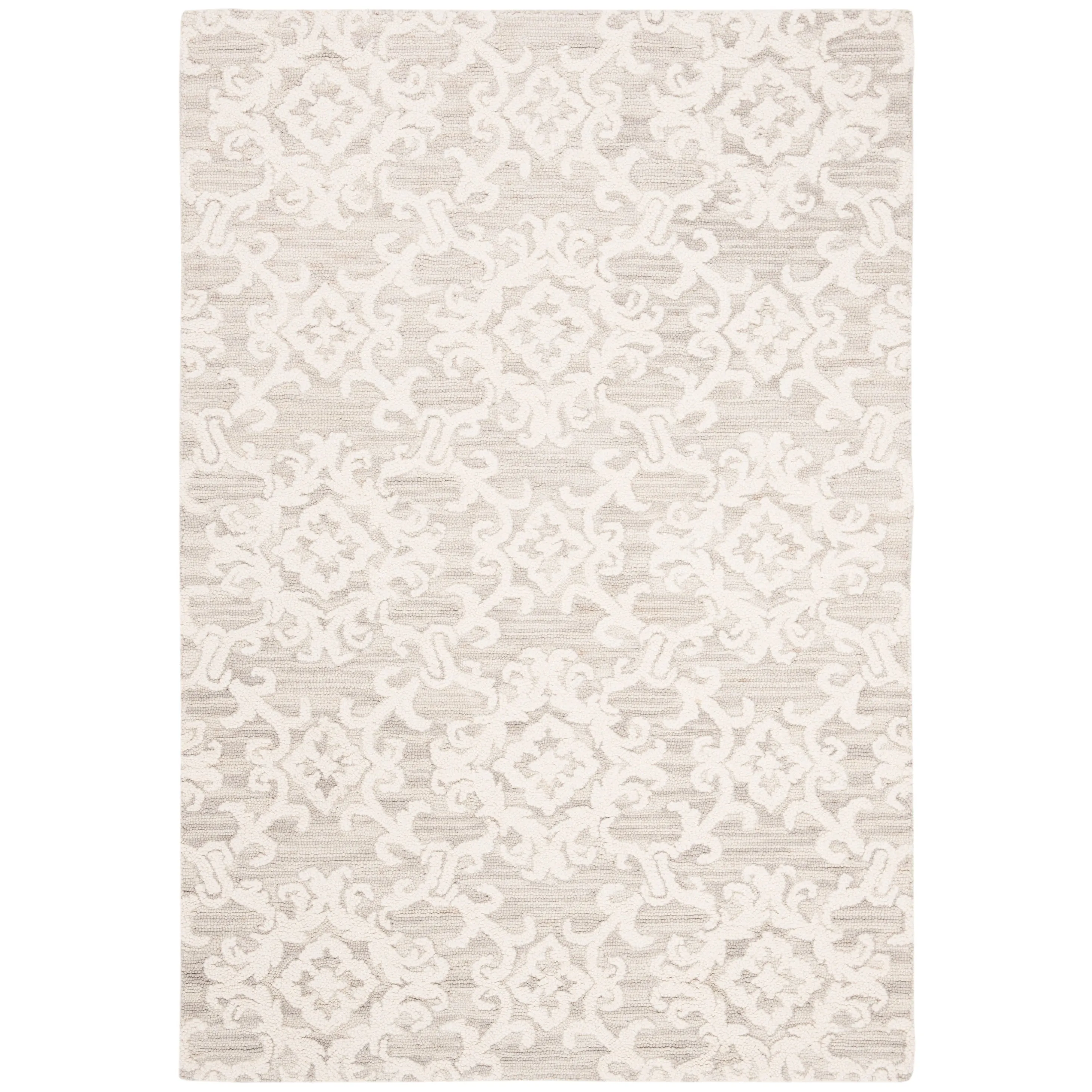 SAFAVIEH. Handmade Blossom Vesela Modern Floral Wool Rug