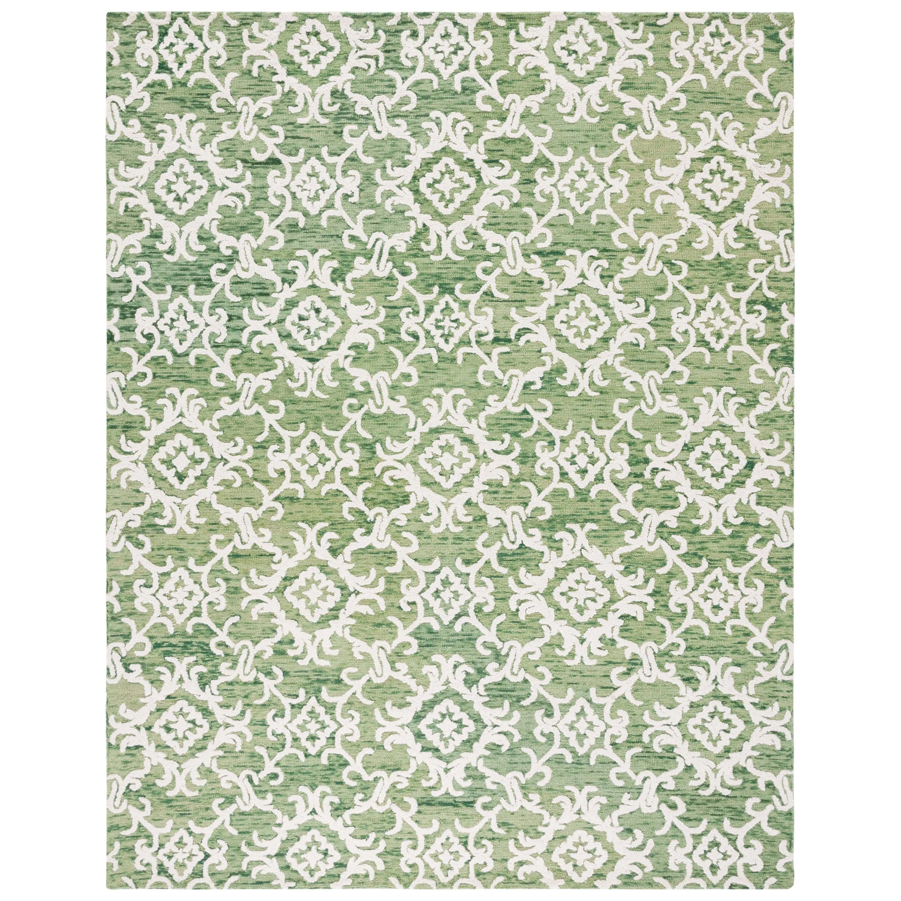 SAFAVIEH. Handmade Blossom Vesela Modern Floral Wool Rug