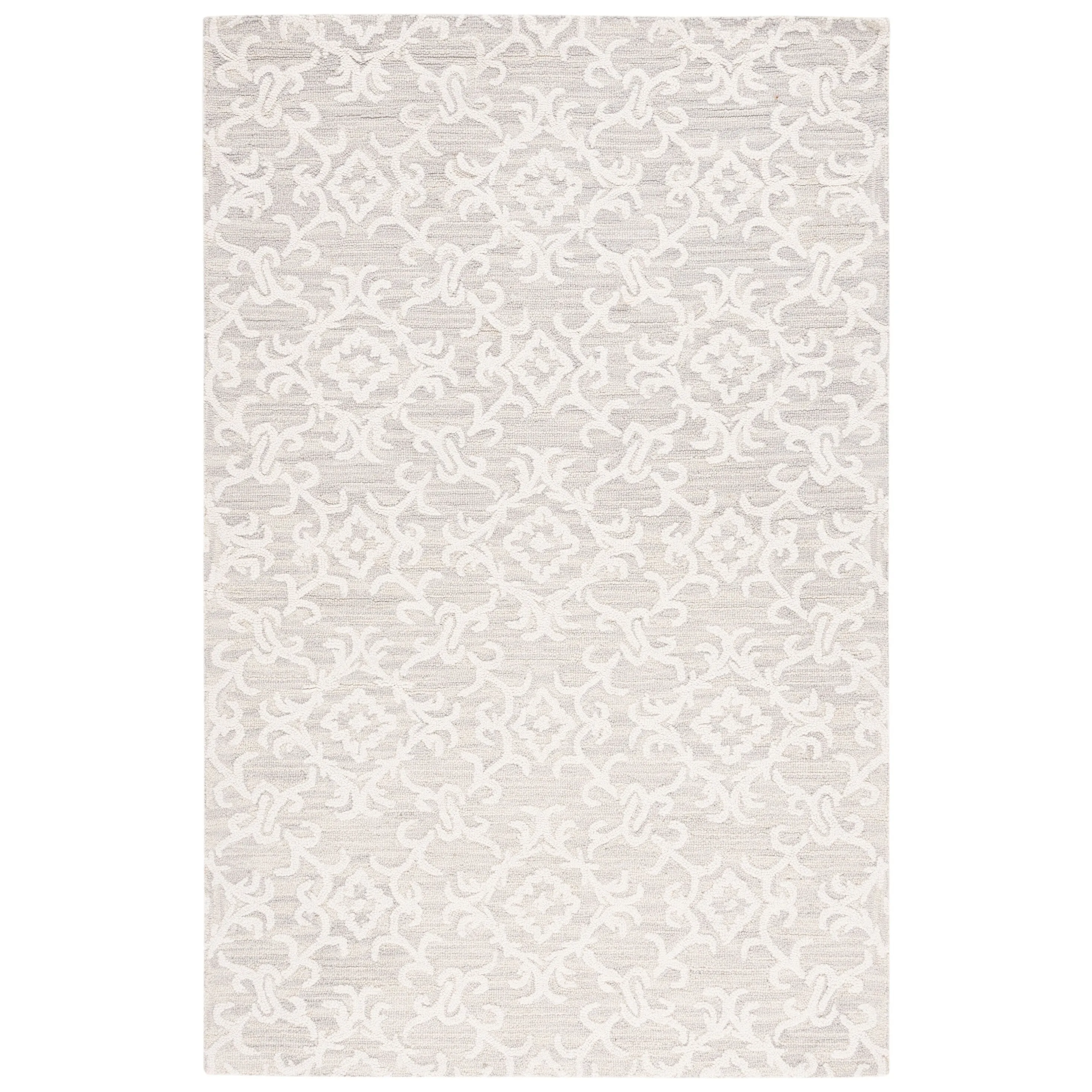 SAFAVIEH. Handmade Blossom Vesela Modern Floral Wool Rug