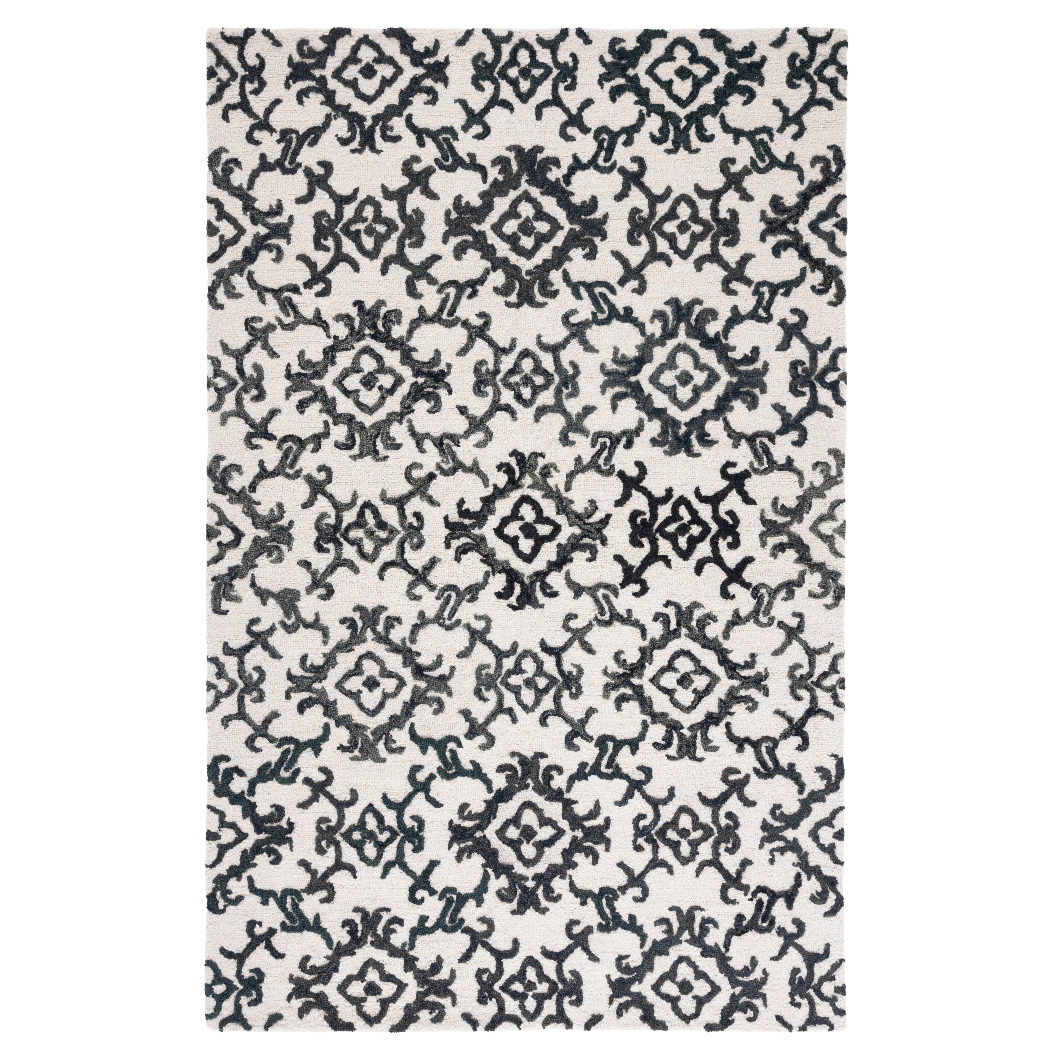 SAFAVIEH. Handmade Blossom Vesela Modern Floral Wool Rug