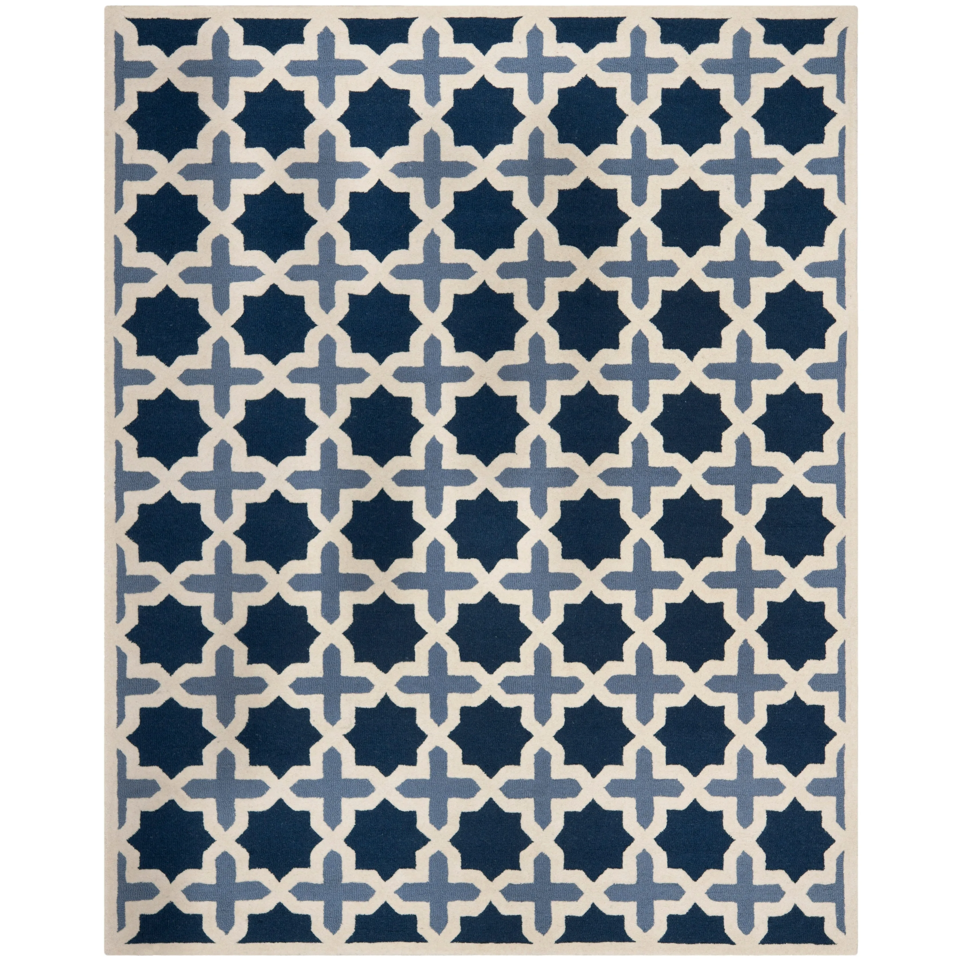 SAFAVIEH Handmade Cambridge Adelgund Modern Moroccan Wool Rug