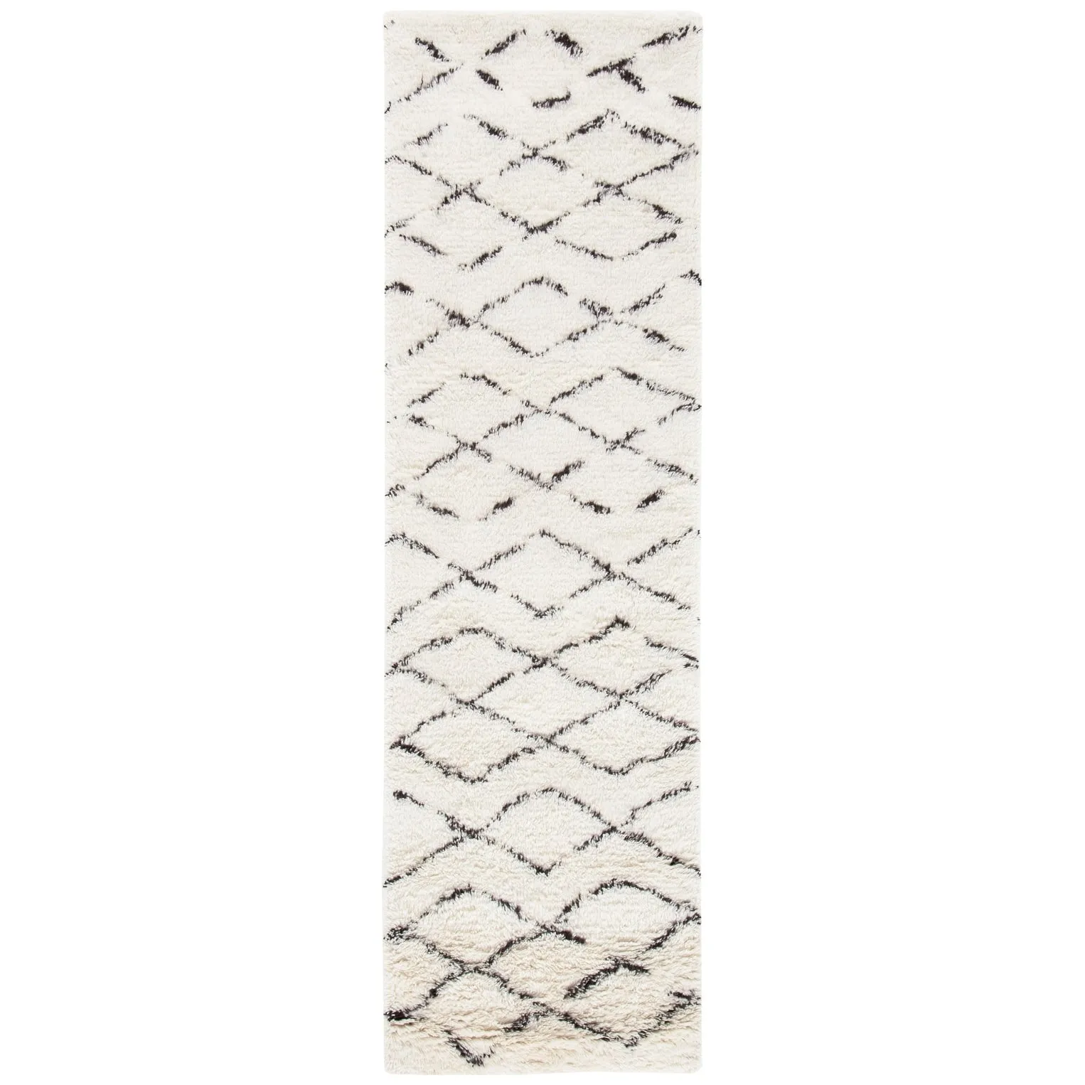 SAFAVIEH Handmade Casablanca Shag Dorette Tribal Wool Rug