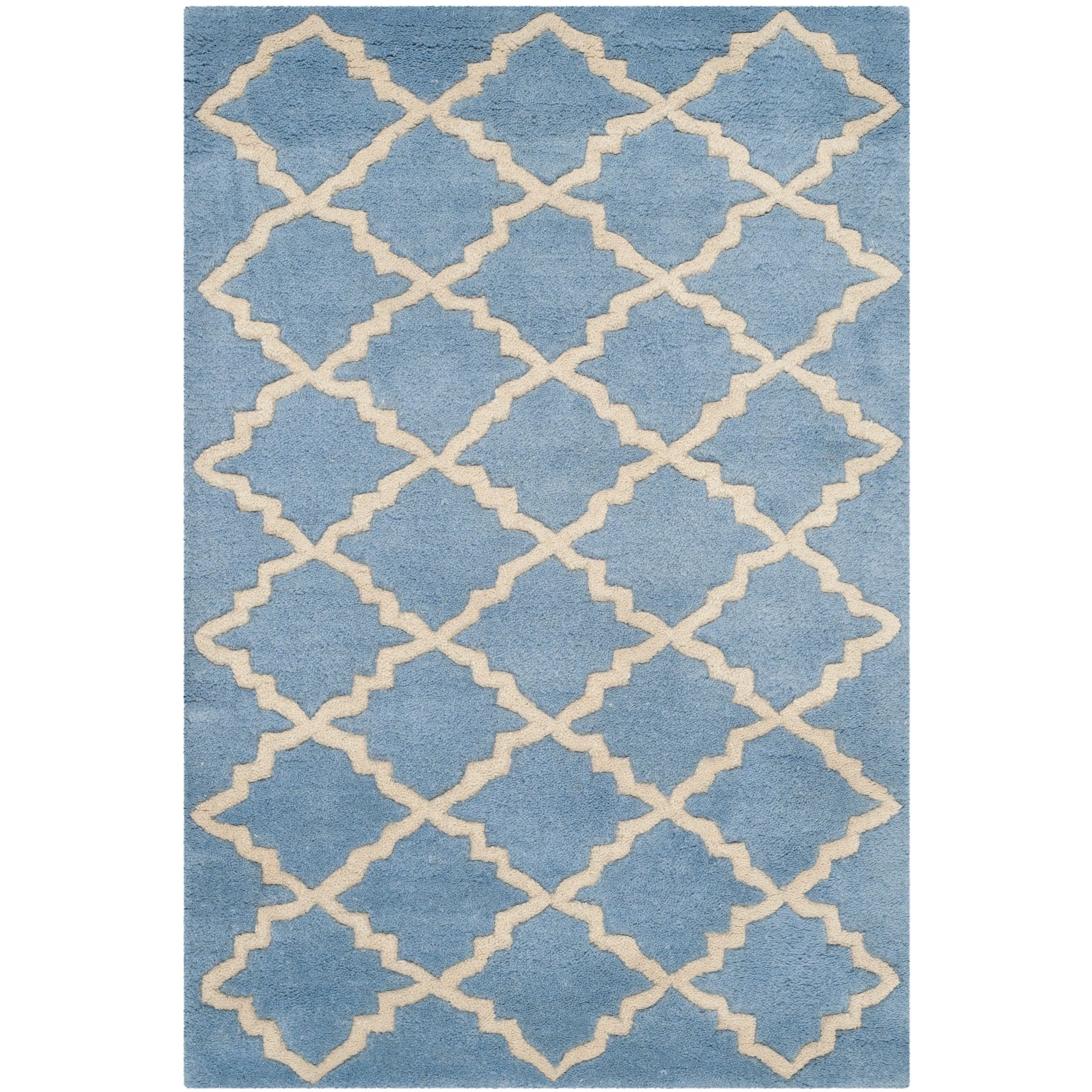 SAFAVIEH Handmade Chatham Nhuong Modern Moroccan Wool Rug