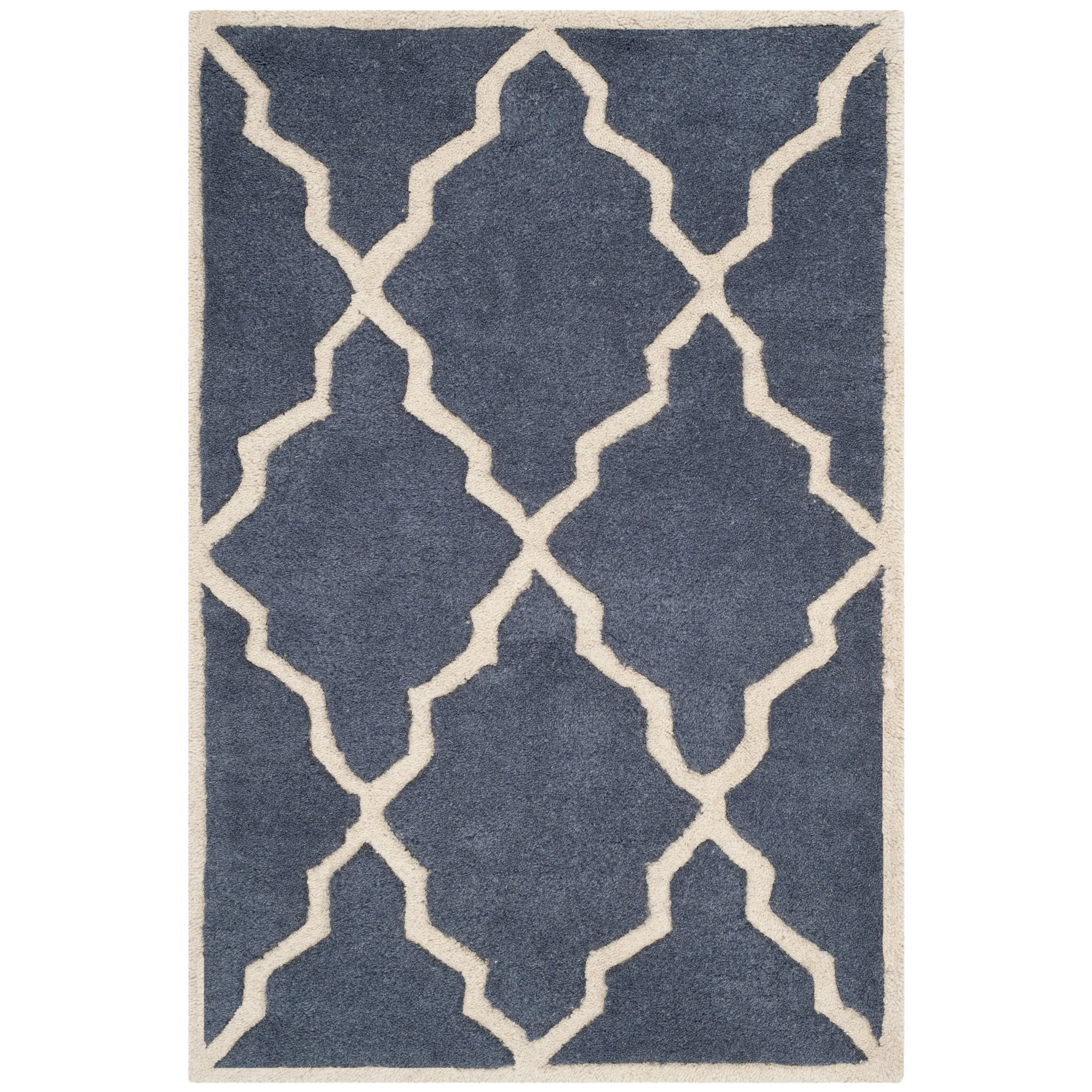 SAFAVIEH Handmade Chatham Nhuong Modern Moroccan Wool Rug