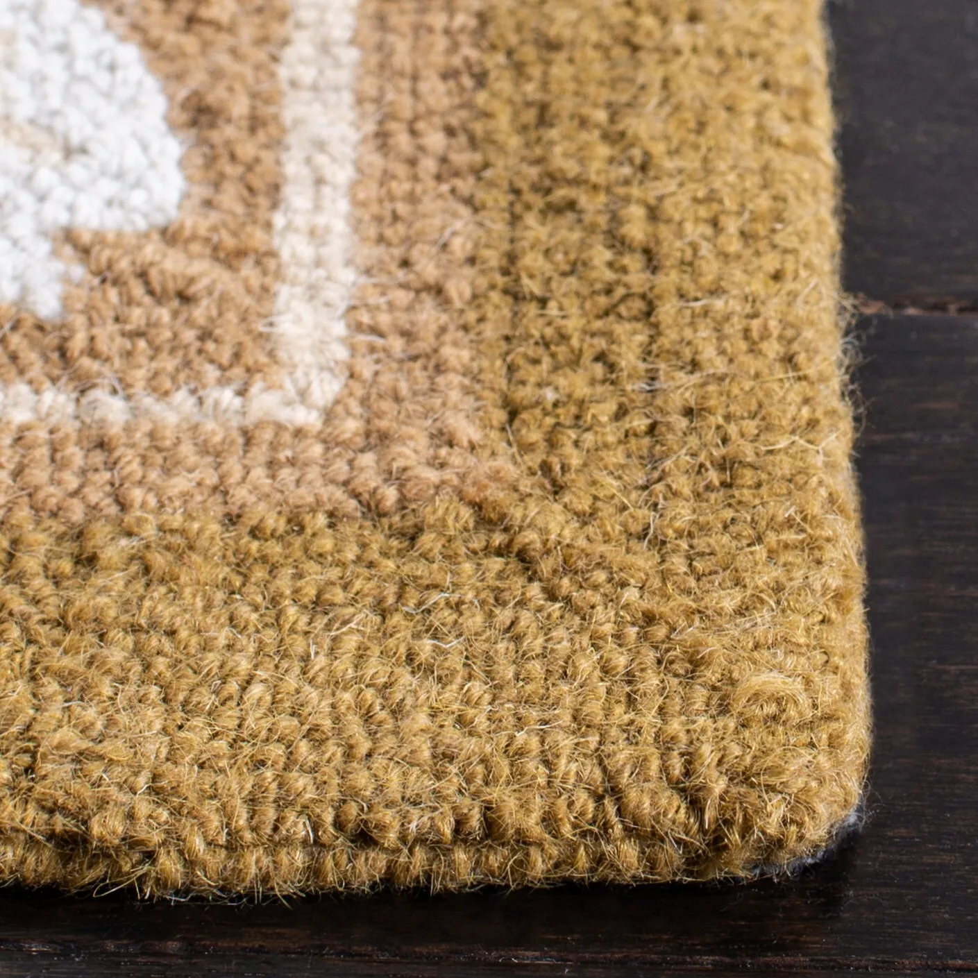 SAFAVIEH Handmade Chelsea Solar Garden Leopard French Country Wool Rug