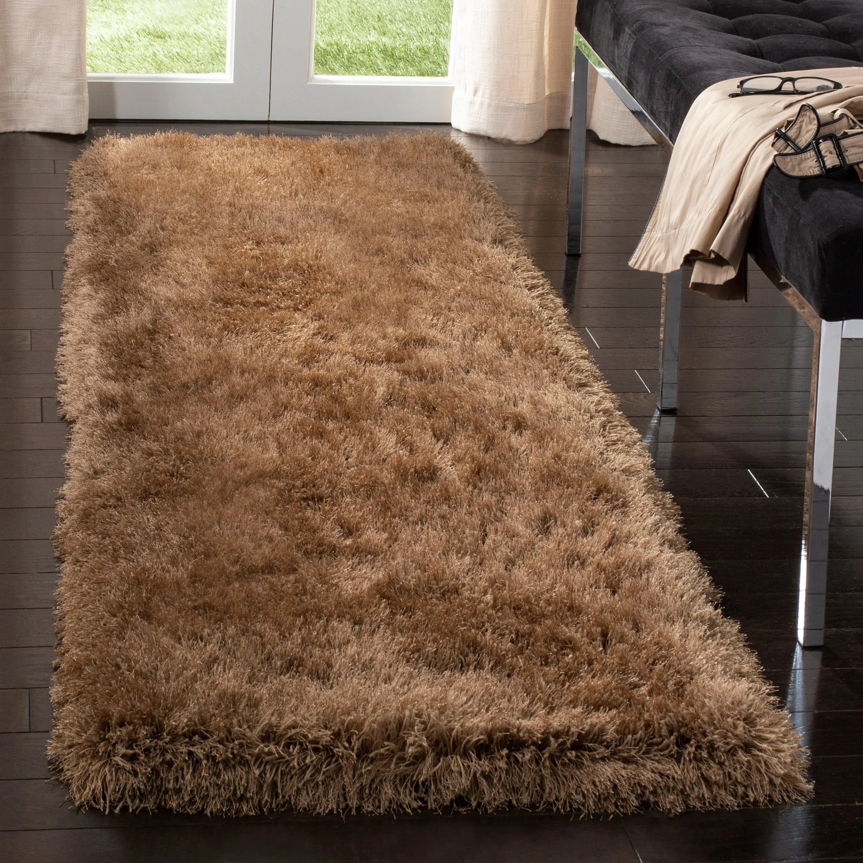 SAFAVIEH Handmade Fiona Shag Djenka 3-inch Thick Rug