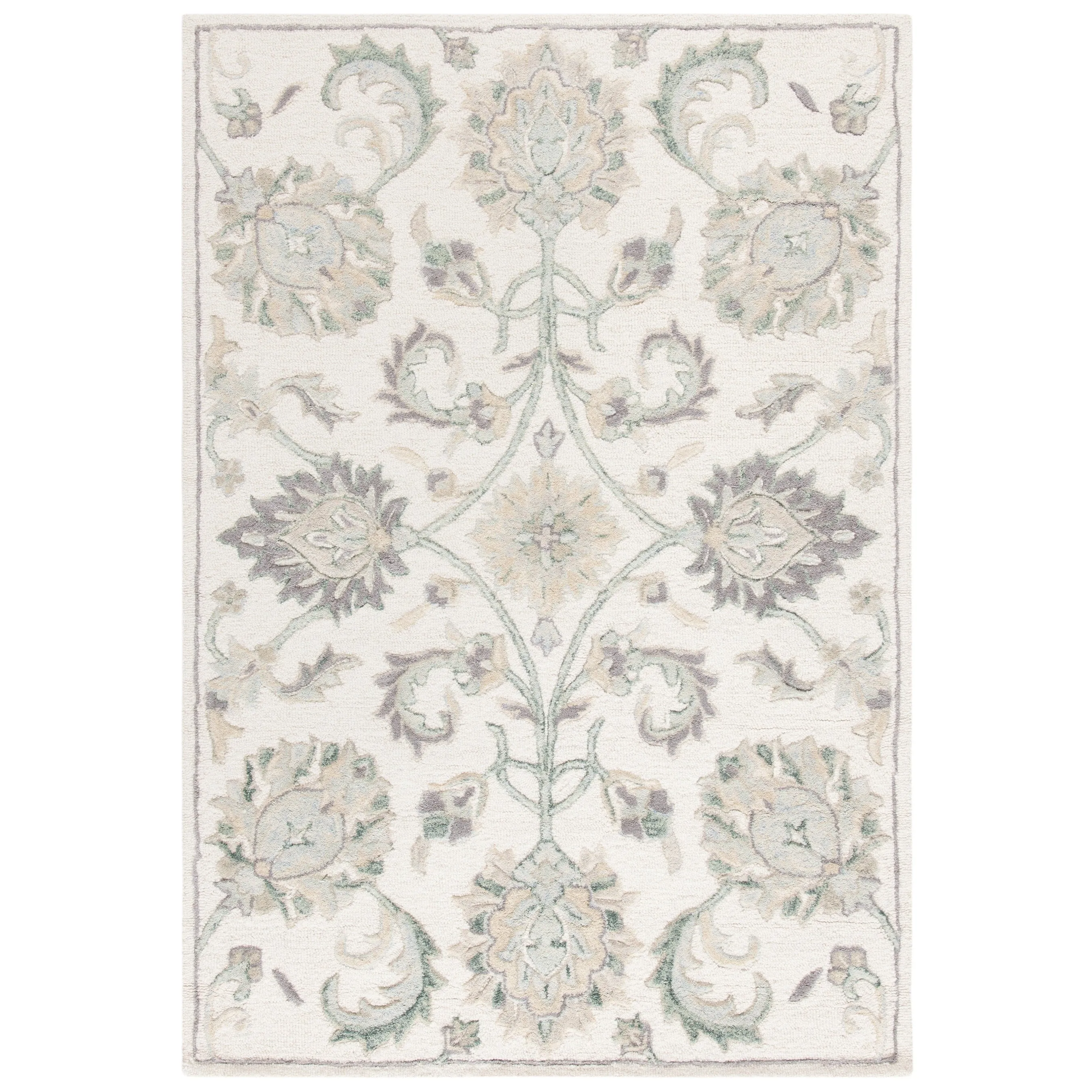 SAFAVIEH Handmade Glamour Marsona Floral Wool Rug