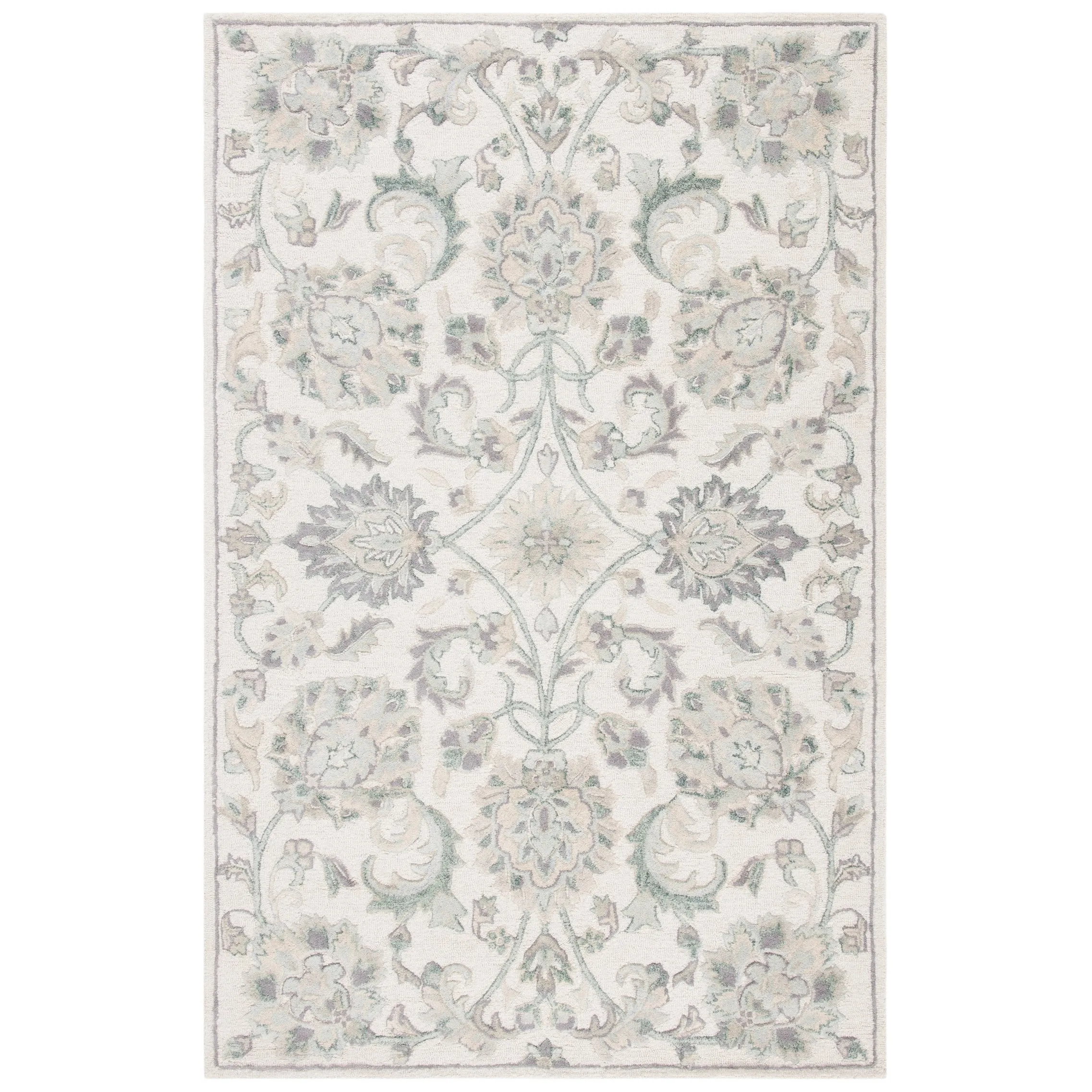 SAFAVIEH Handmade Glamour Marsona Floral Wool Rug