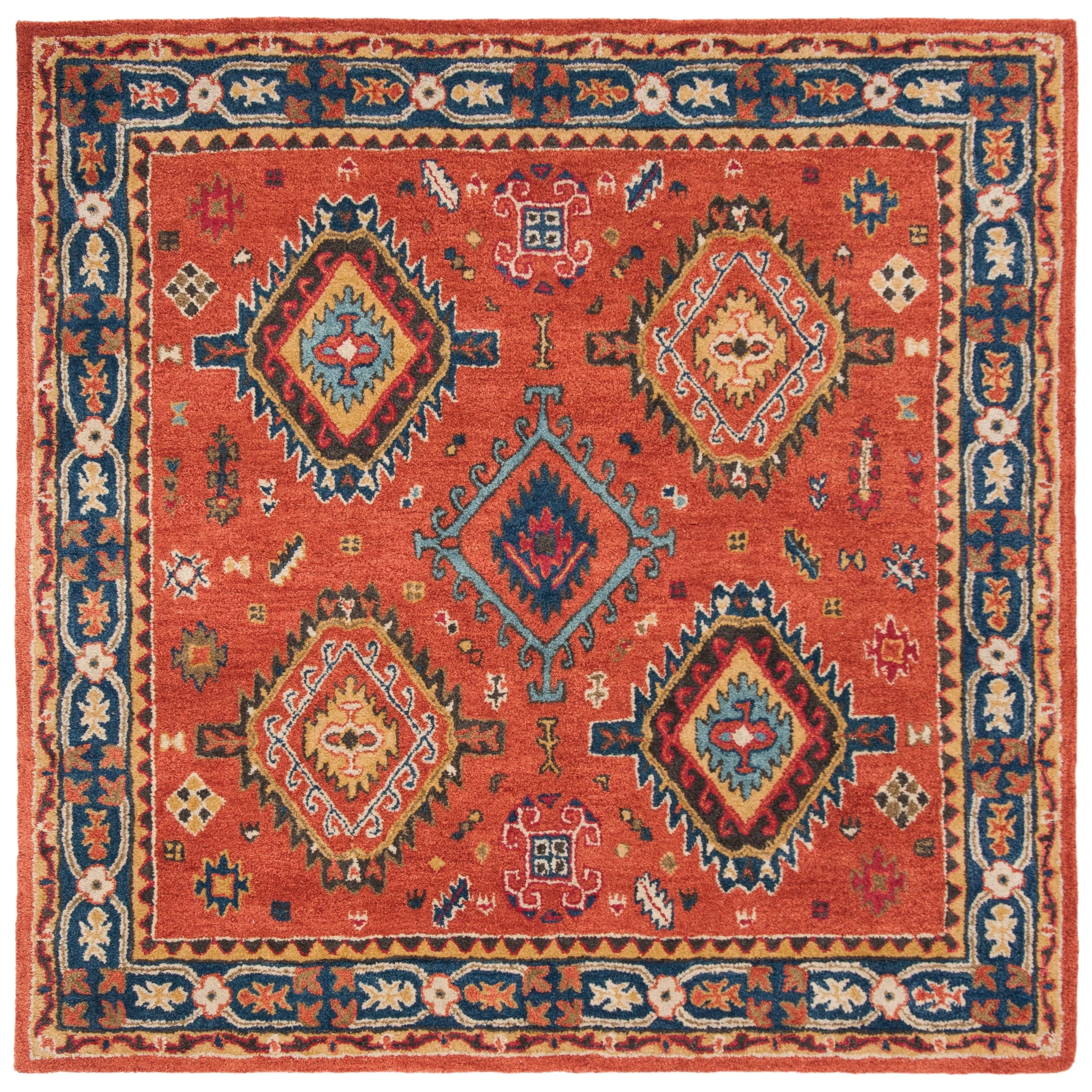 SAFAVIEH Handmade Heritage Avalon Vine Traditional Oriental Wool Rug