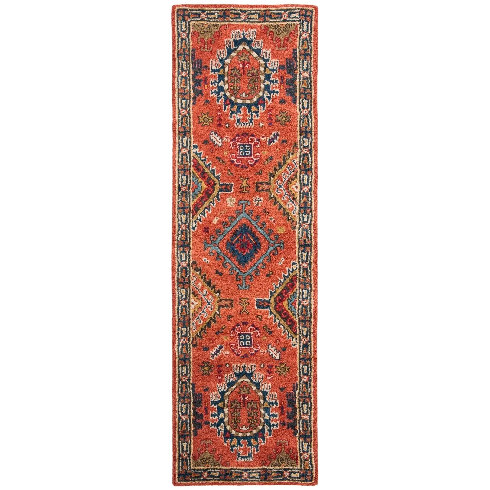 SAFAVIEH Handmade Heritage Avalon Vine Traditional Oriental Wool Rug