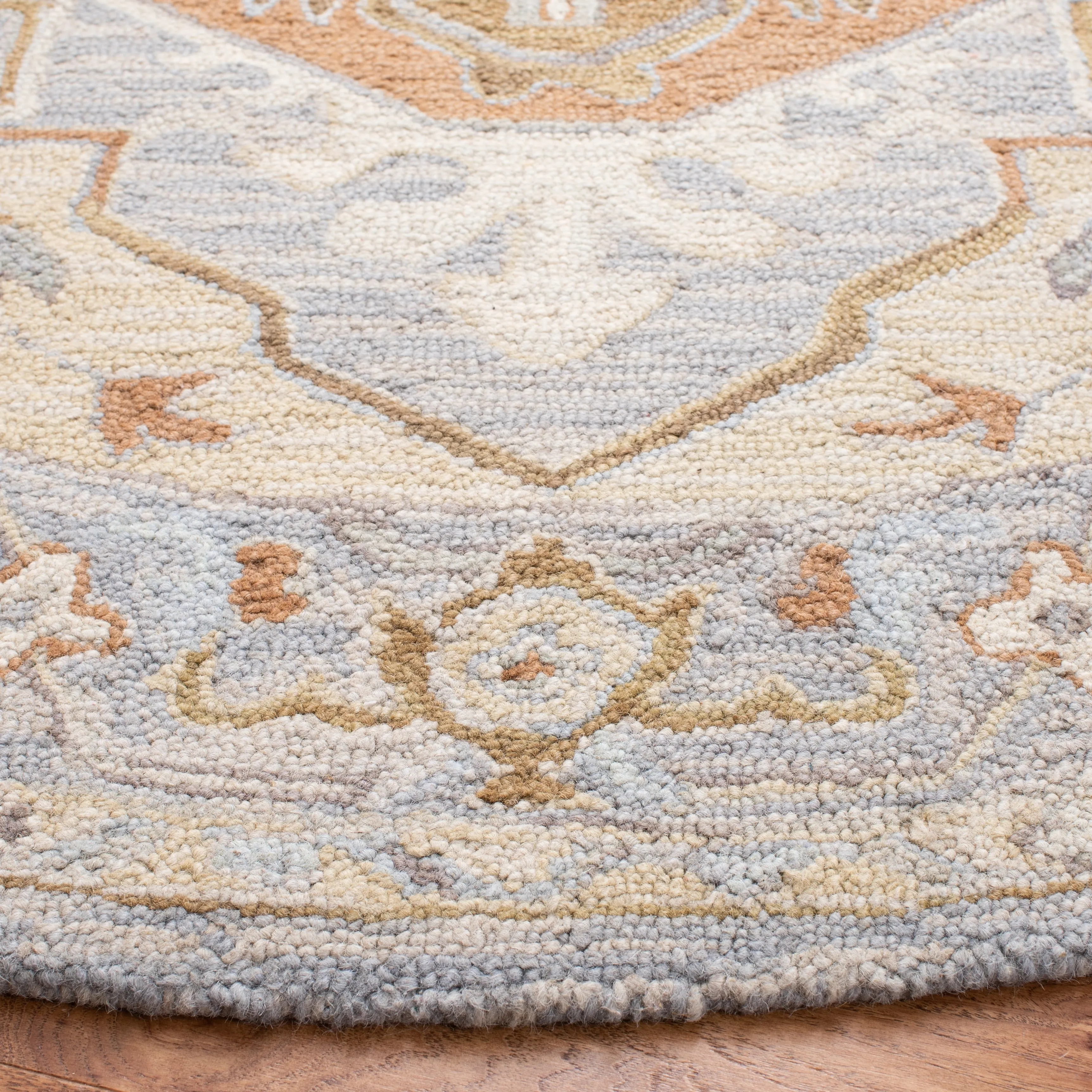 SAFAVIEH Handmade Heritage Blocks Traditional Wool Rug