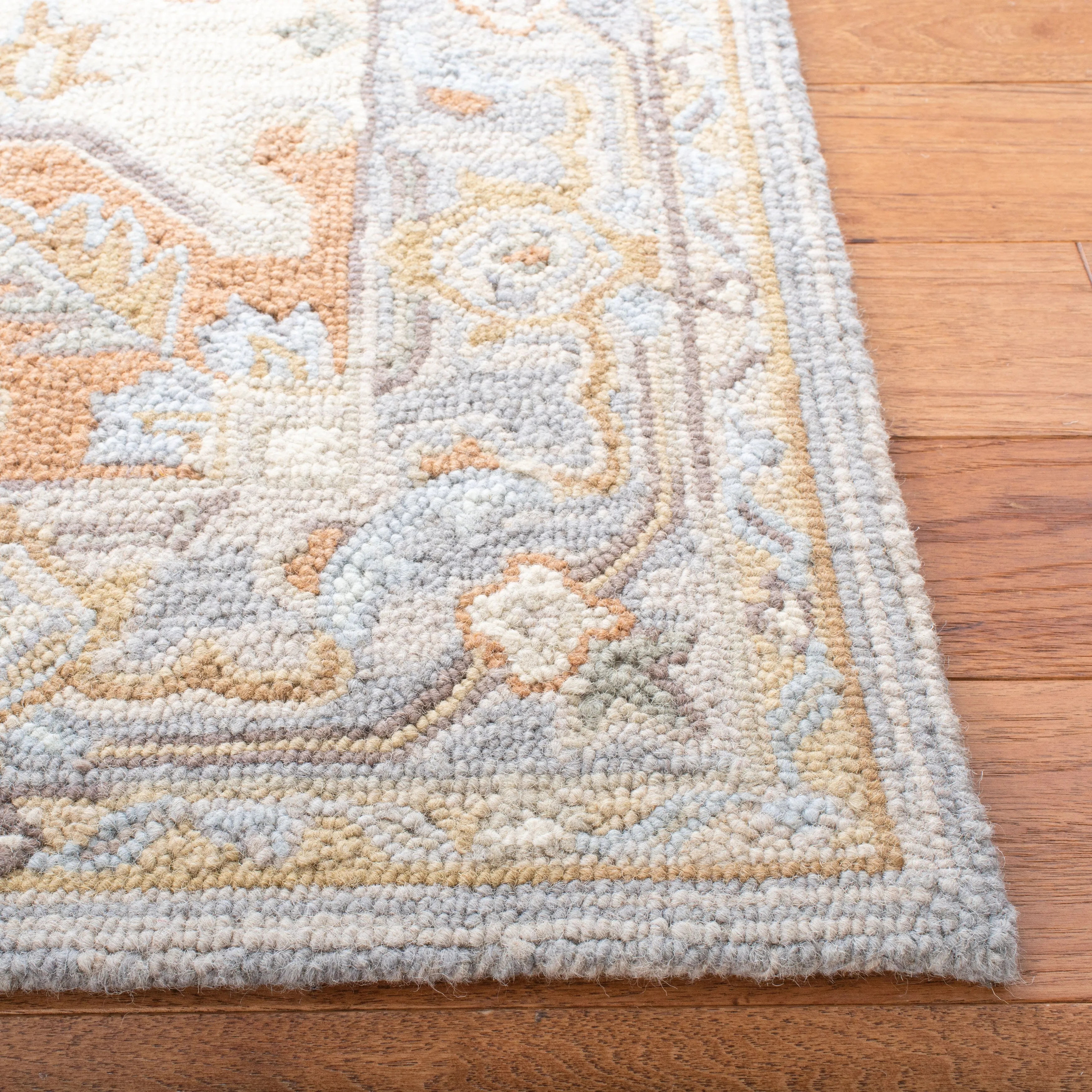 SAFAVIEH Handmade Heritage Blocks Traditional Wool Rug