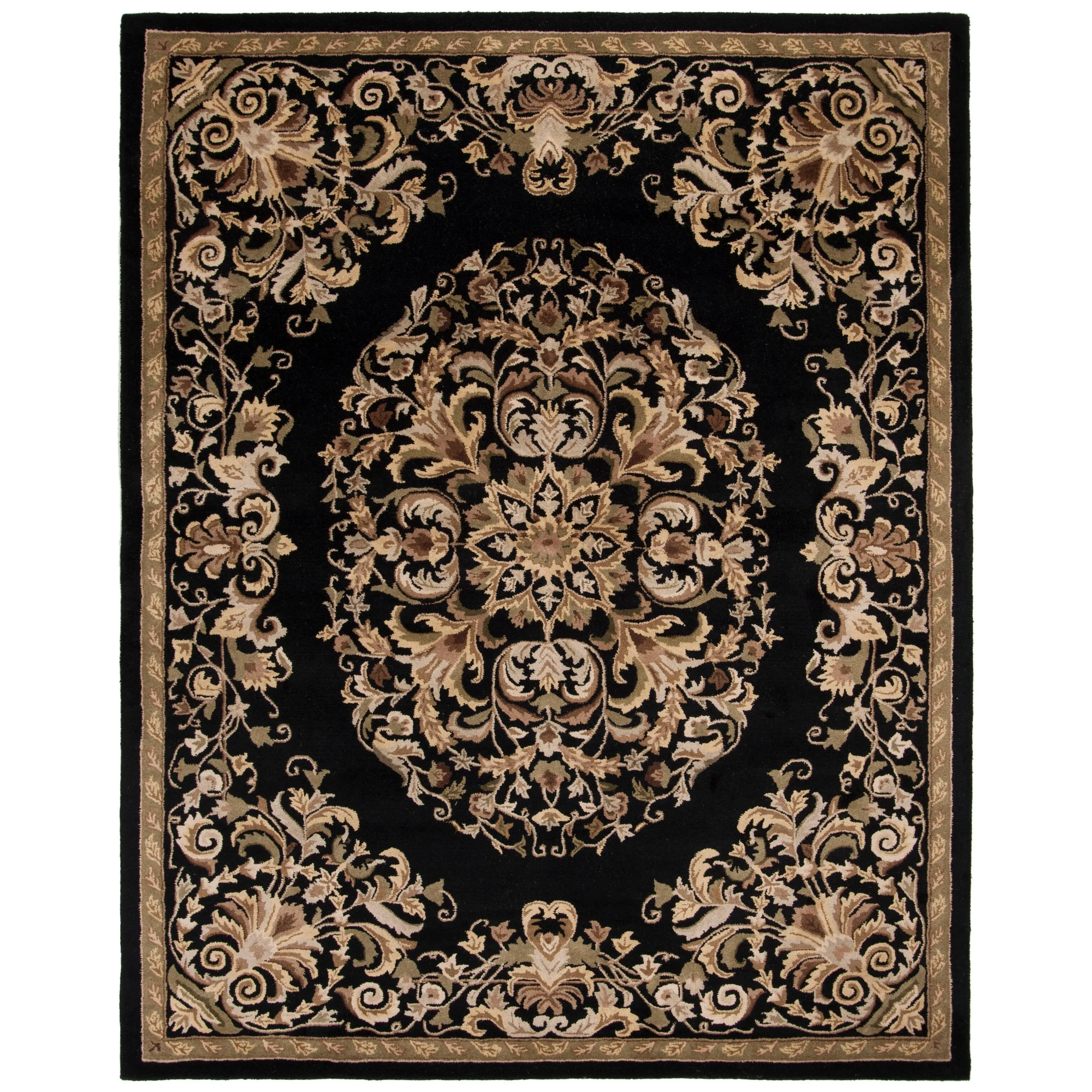 SAFAVIEH Handmade Heritage Hot Air Balloon Traditional Oriental Wool Rug
