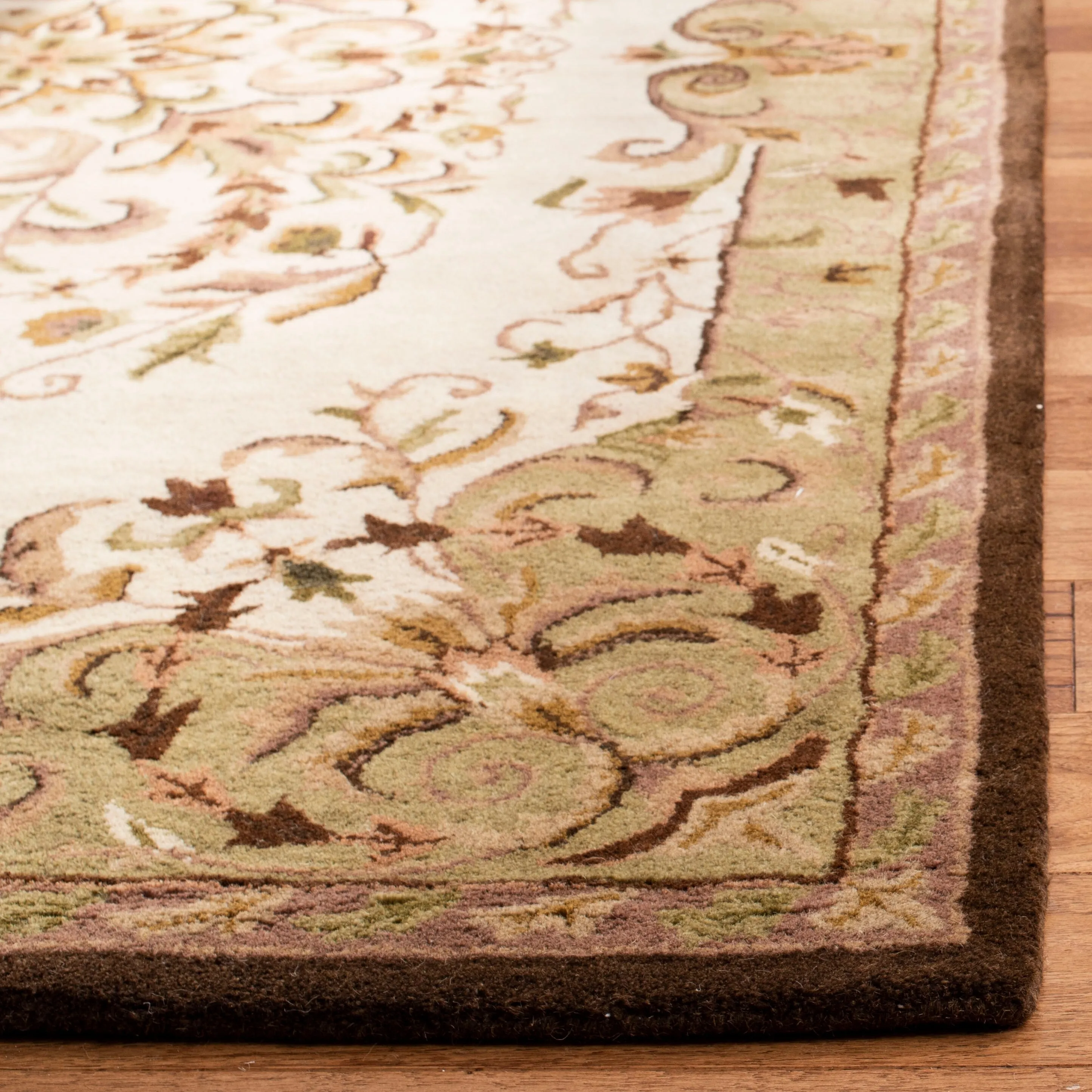 SAFAVIEH Handmade Heritage Hot Air Balloon Traditional Oriental Wool Rug