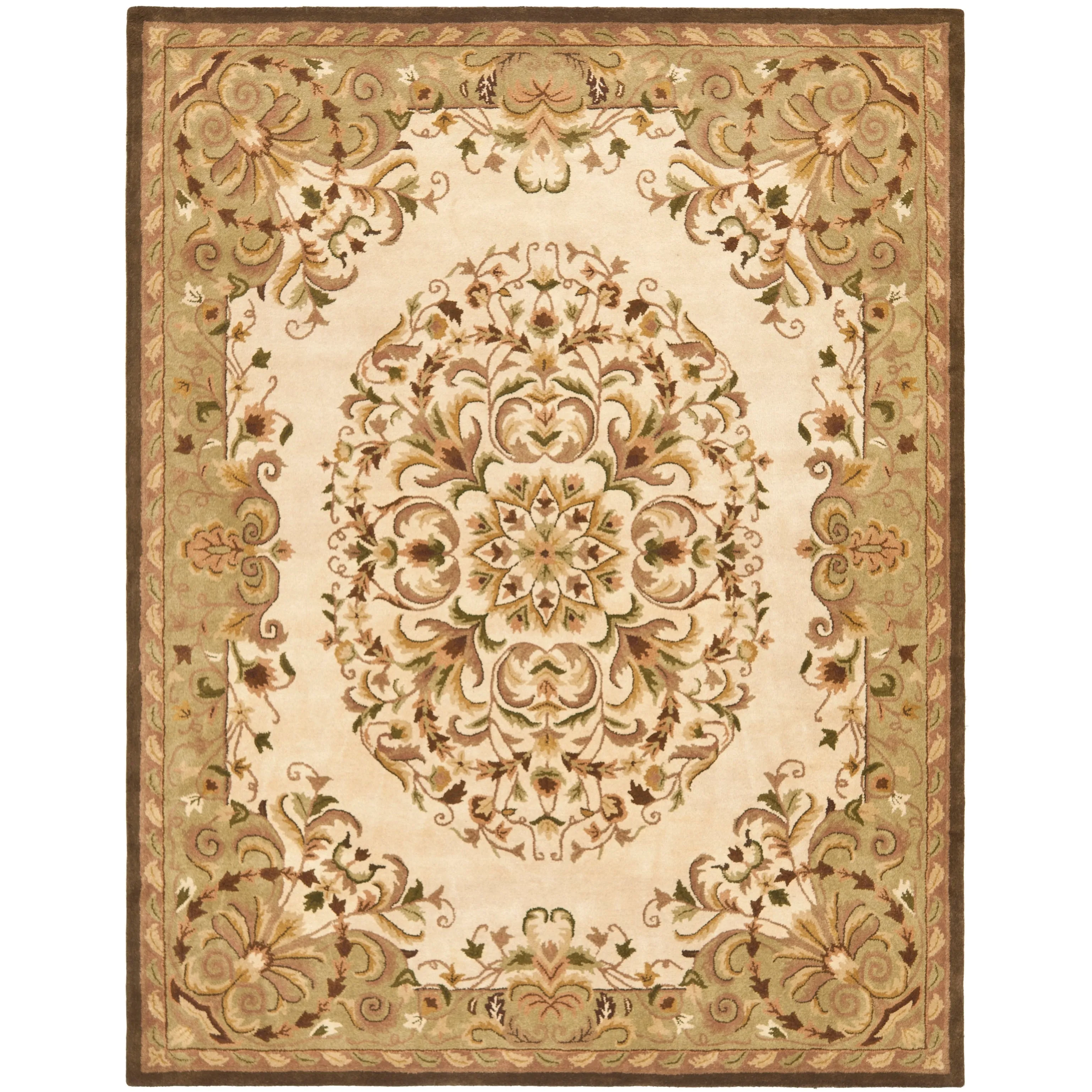 SAFAVIEH Handmade Heritage Hot Air Balloon Traditional Oriental Wool Rug