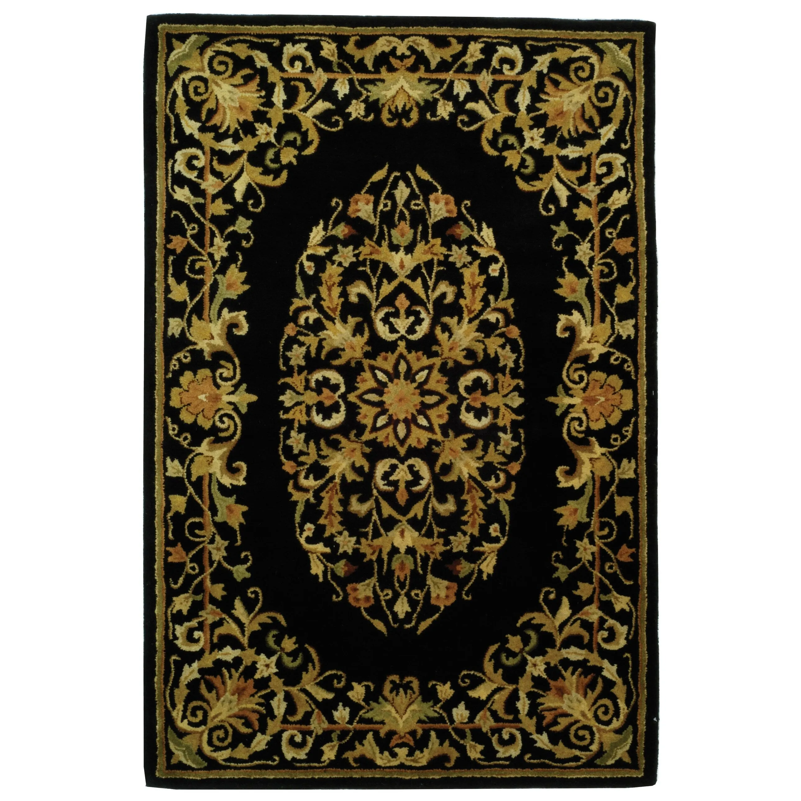 SAFAVIEH Handmade Heritage Hot Air Balloon Traditional Oriental Wool Rug