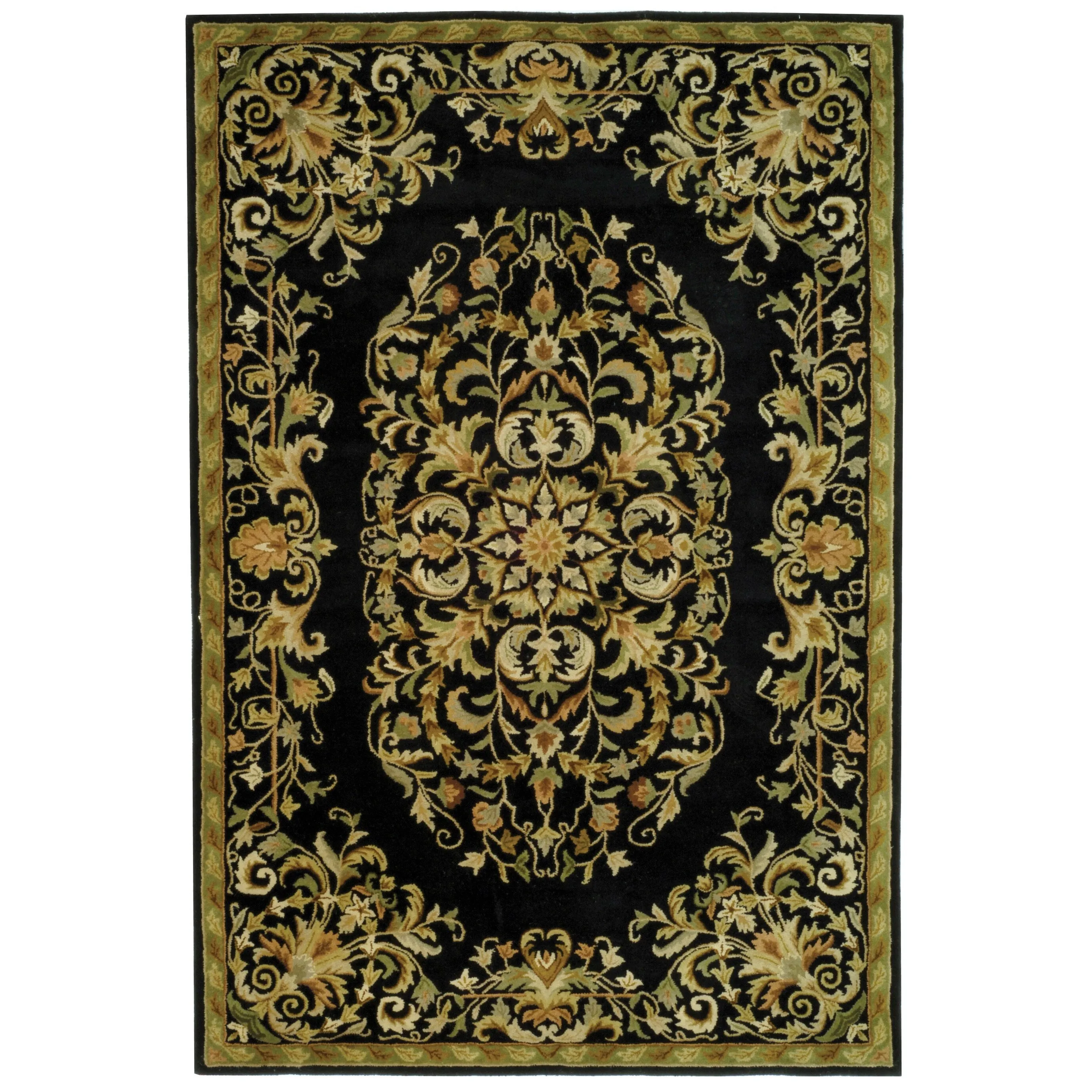 SAFAVIEH Handmade Heritage Hot Air Balloon Traditional Oriental Wool Rug
