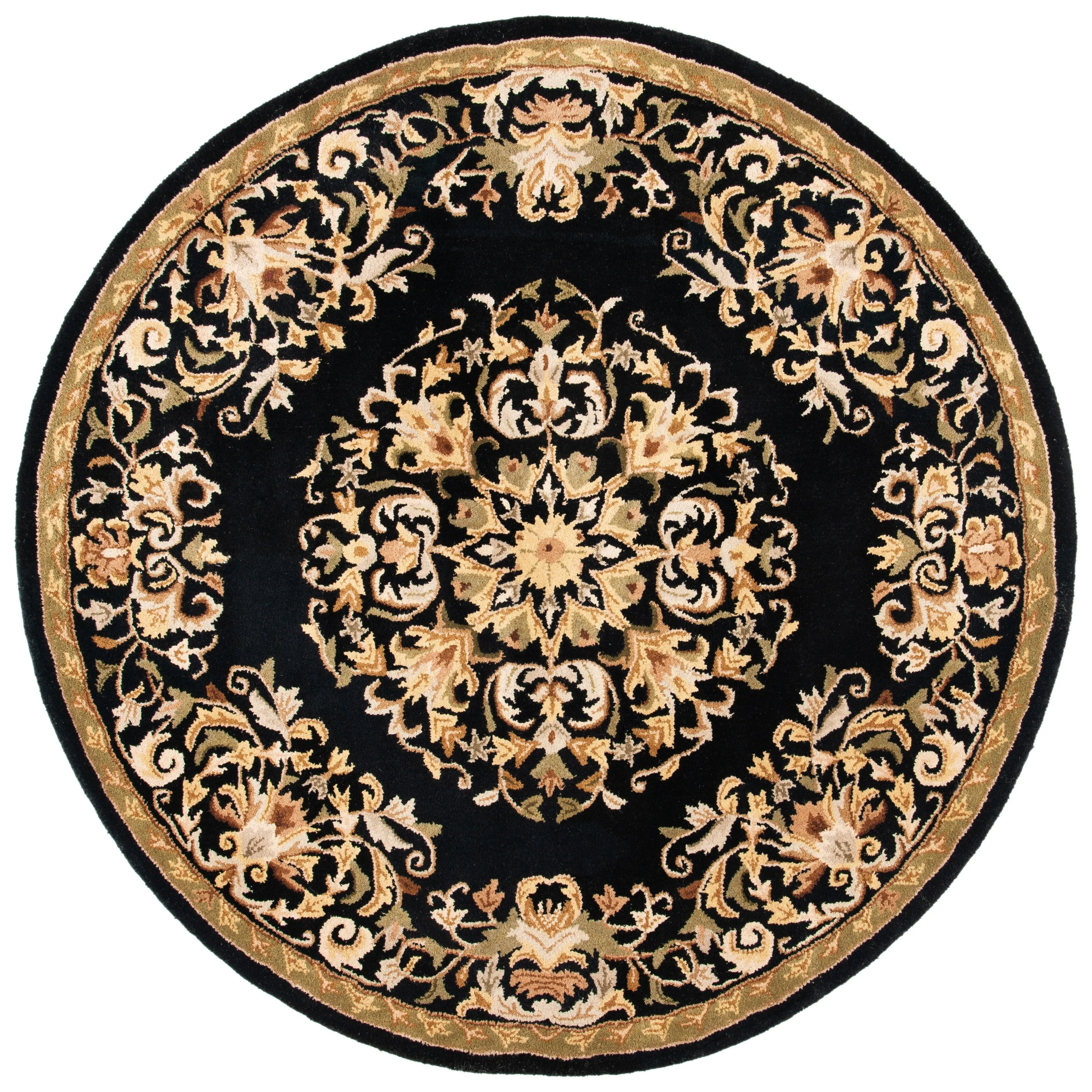 SAFAVIEH Handmade Heritage Hot Air Balloon Traditional Oriental Wool Rug
