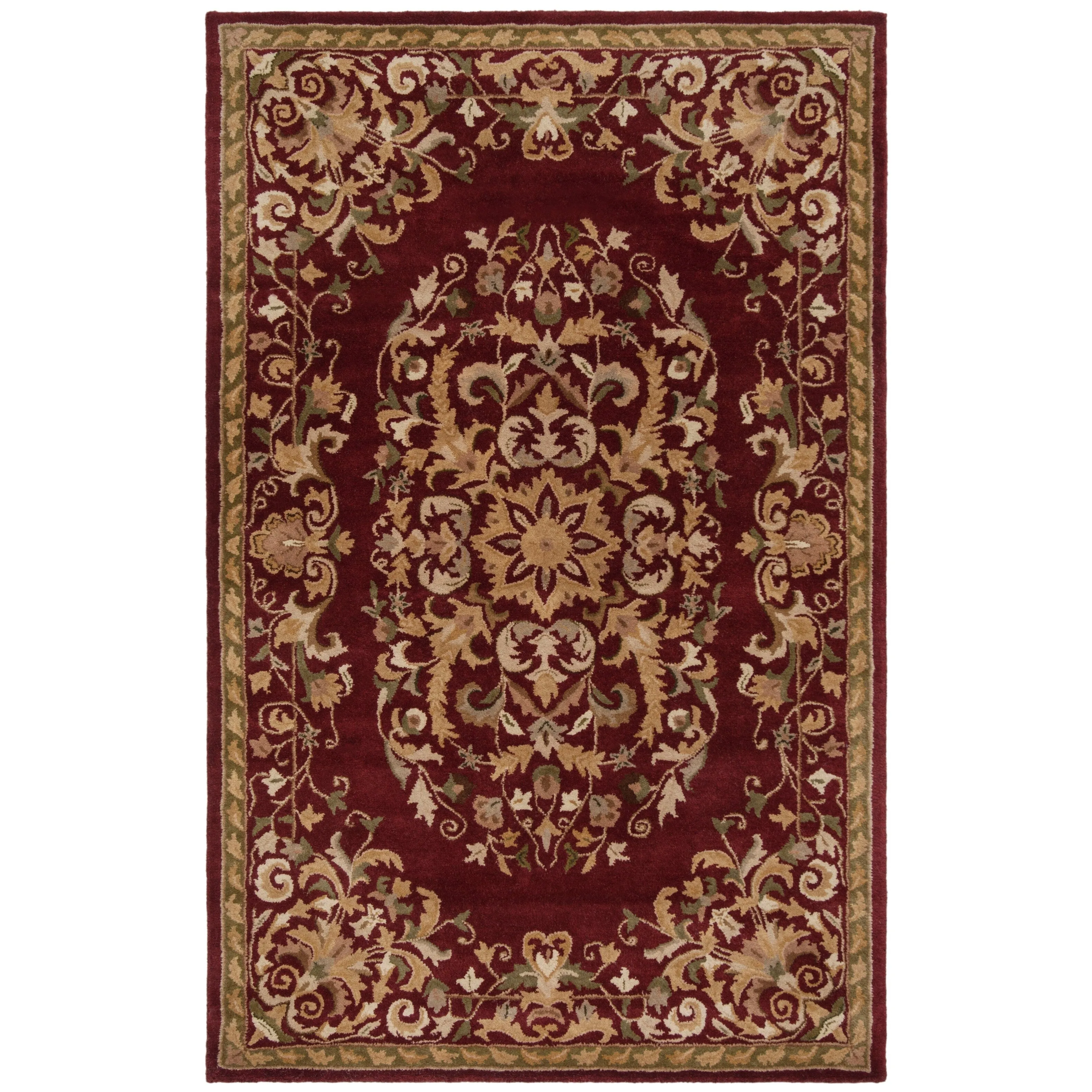SAFAVIEH Handmade Heritage Hot Air Balloon Traditional Oriental Wool Rug