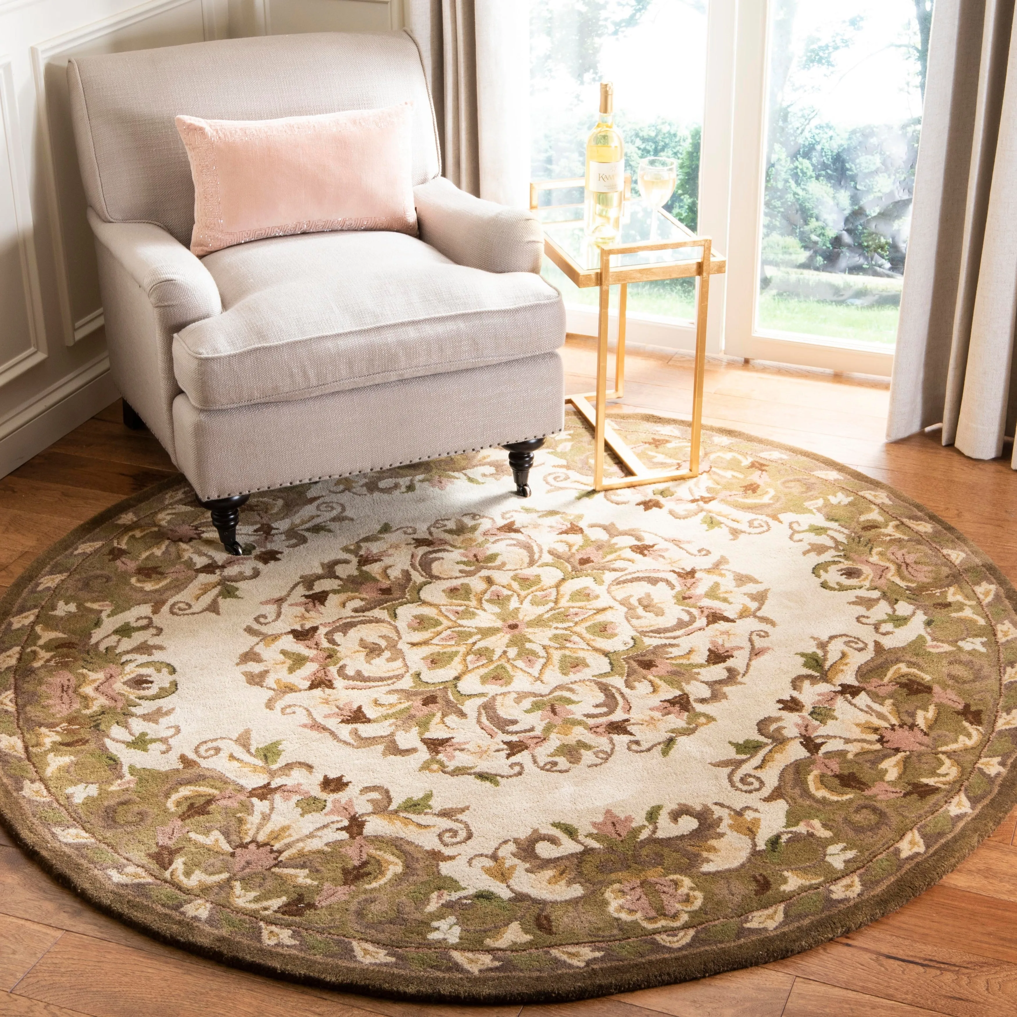 SAFAVIEH Handmade Heritage Hot Air Balloon Traditional Oriental Wool Rug