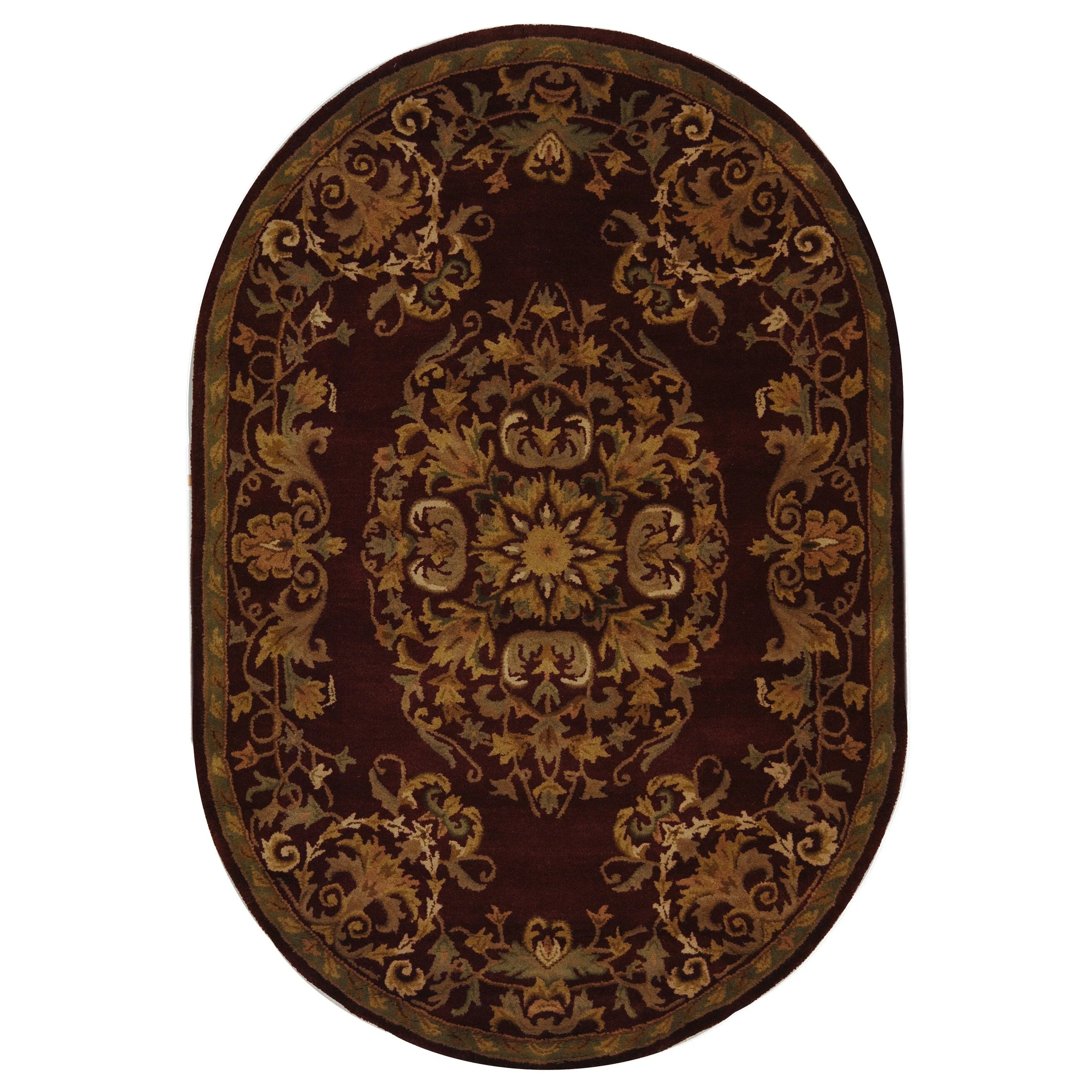 SAFAVIEH Handmade Heritage Hot Air Balloon Traditional Oriental Wool Rug