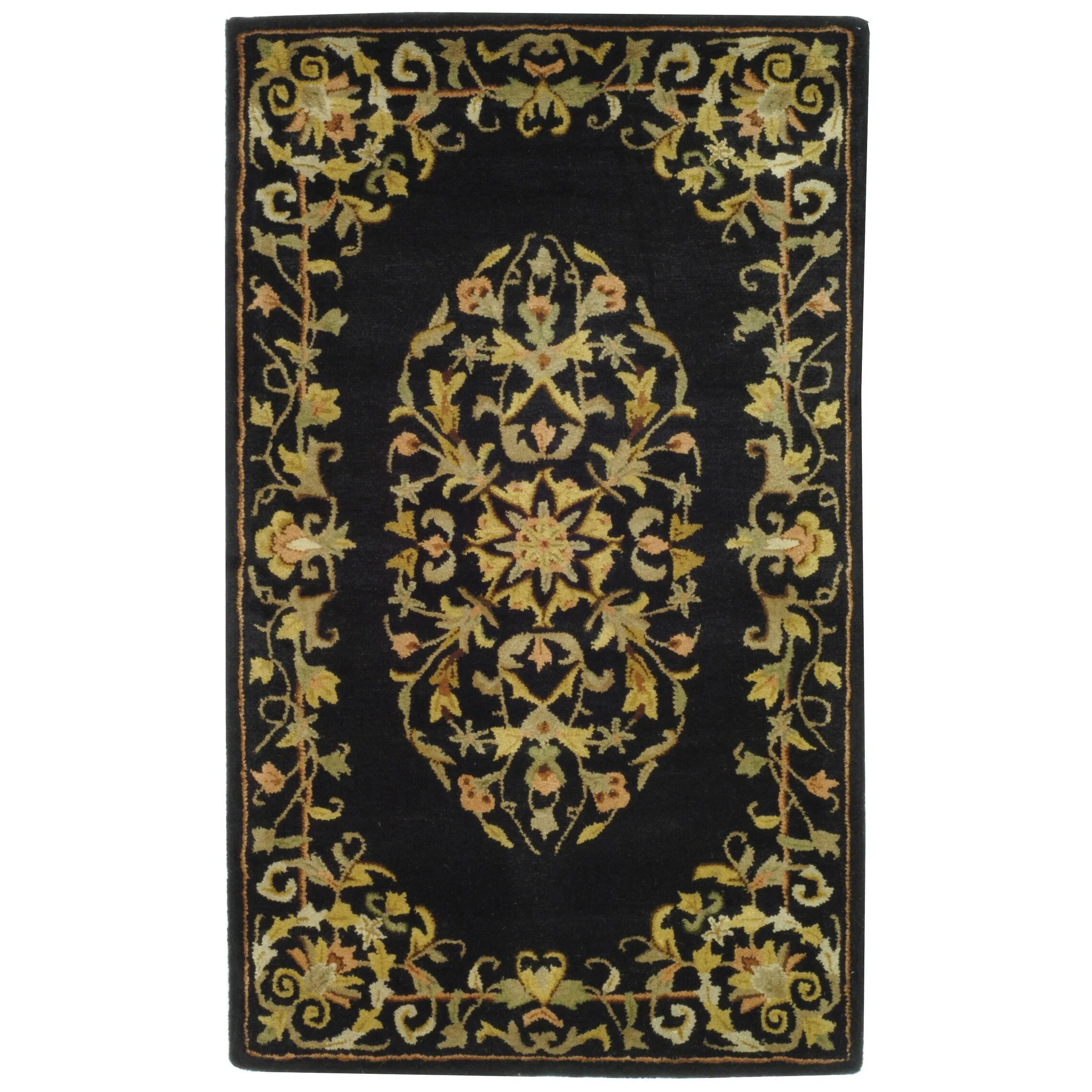 SAFAVIEH Handmade Heritage Hot Air Balloon Traditional Oriental Wool Rug